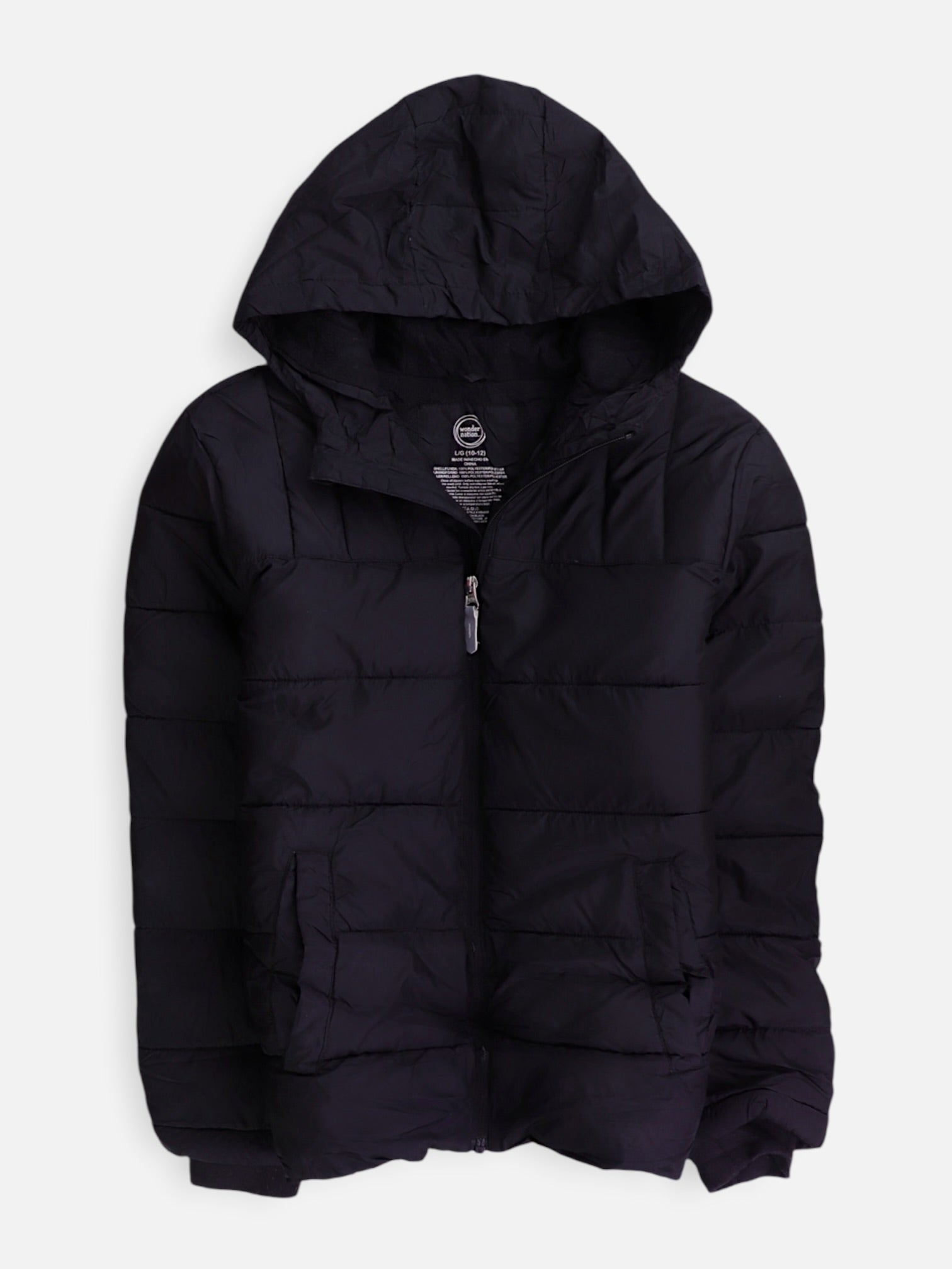 Wonder Nation  Chaqueta Puffer Impermeable - Niño - Large - 10-12Y (Años)