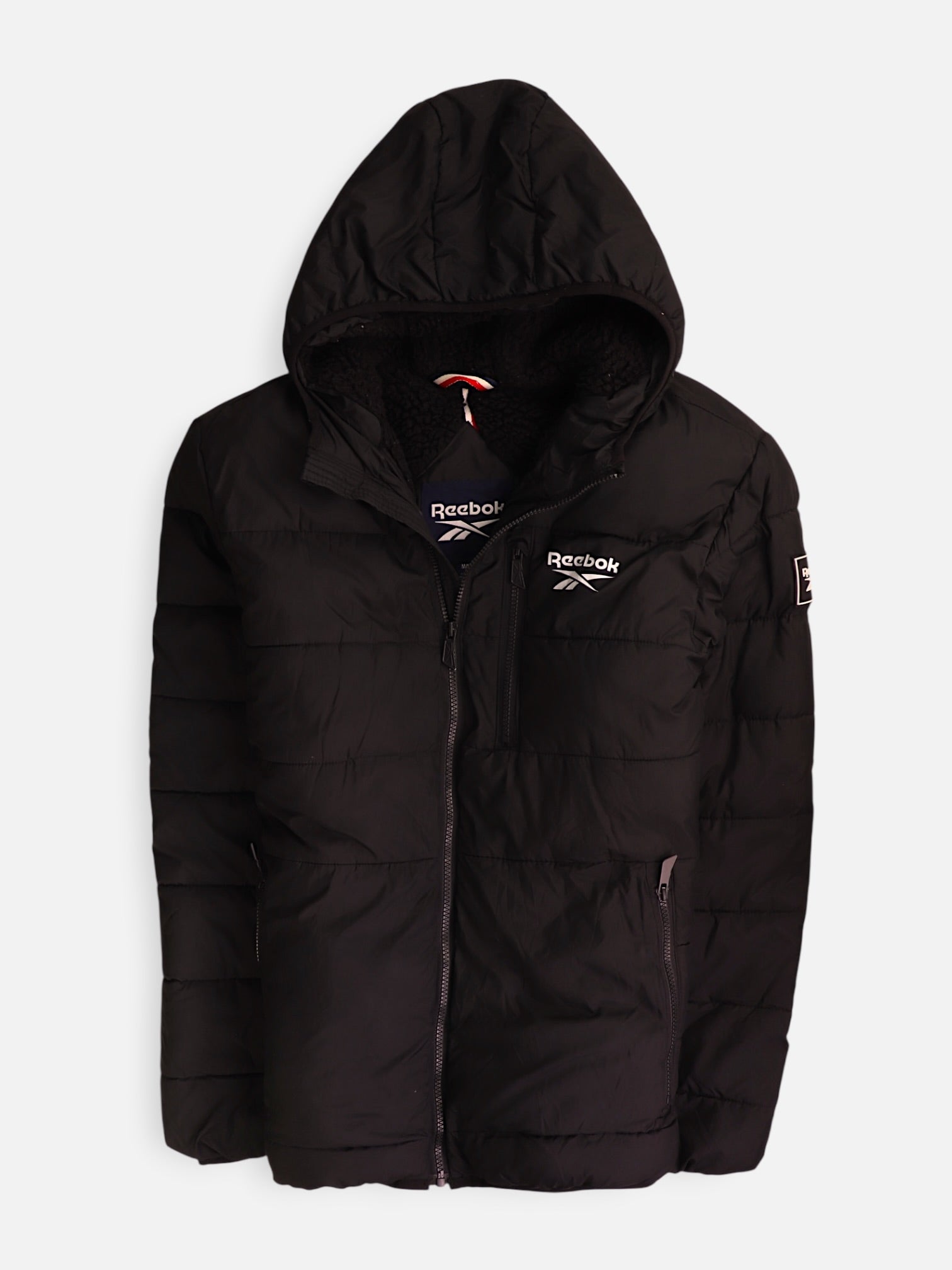 Reebok Chaqueta Puffer Impermeable - Hombre - Medium