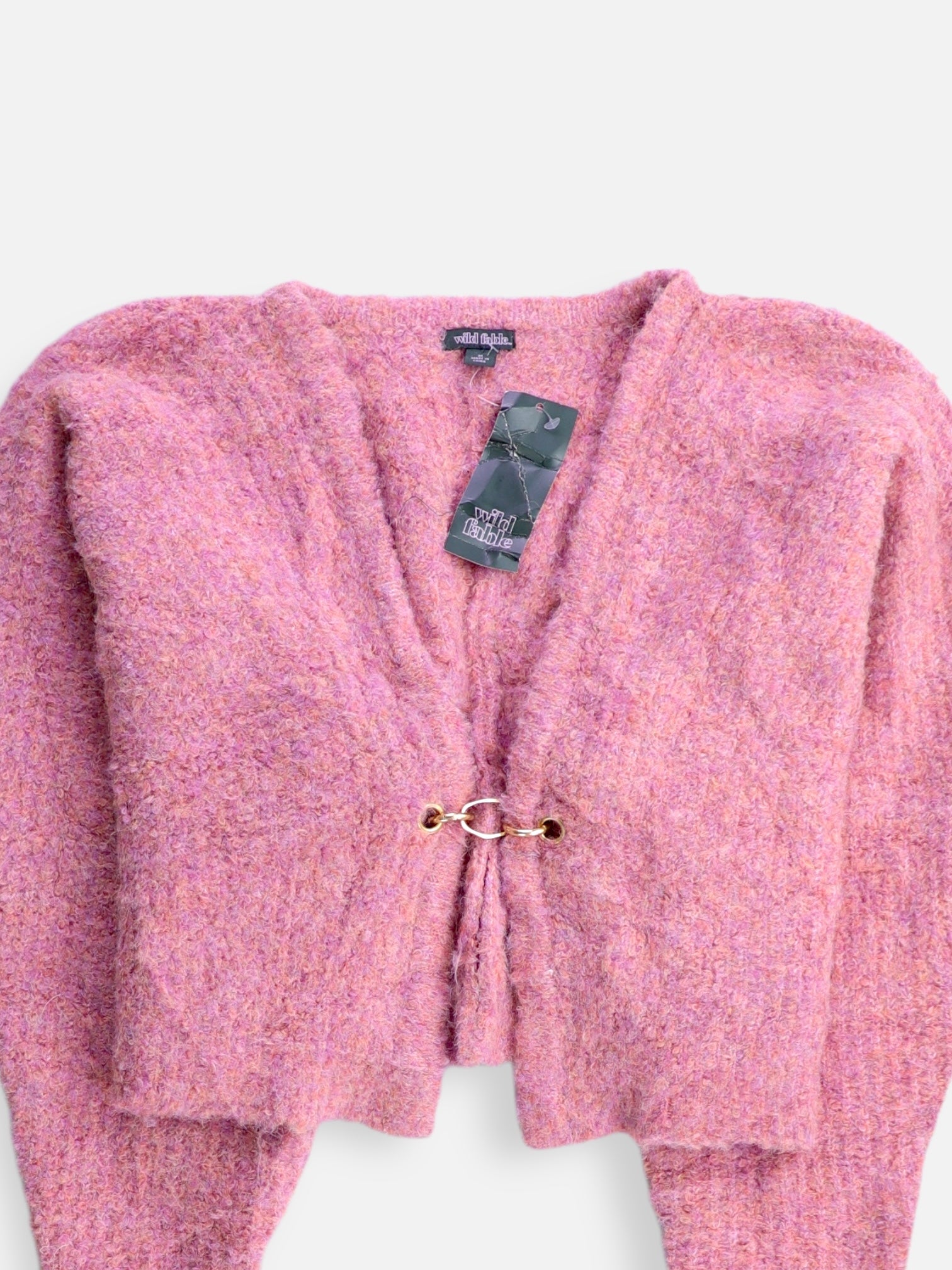 Wild Fable Sueter Cardigan Crop Top - Mujer - Medium
