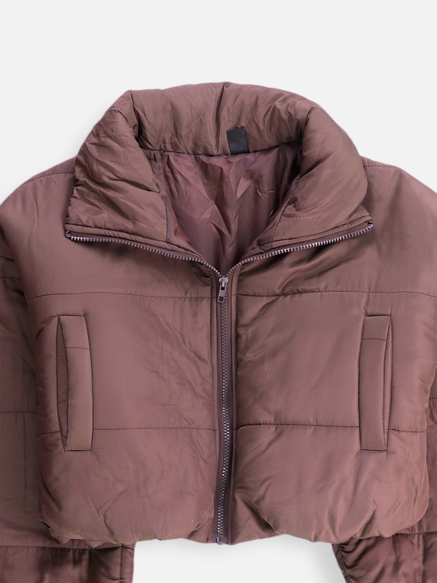 SHEIN Chaqueta Puffer Crop Top - Mujer - Medium