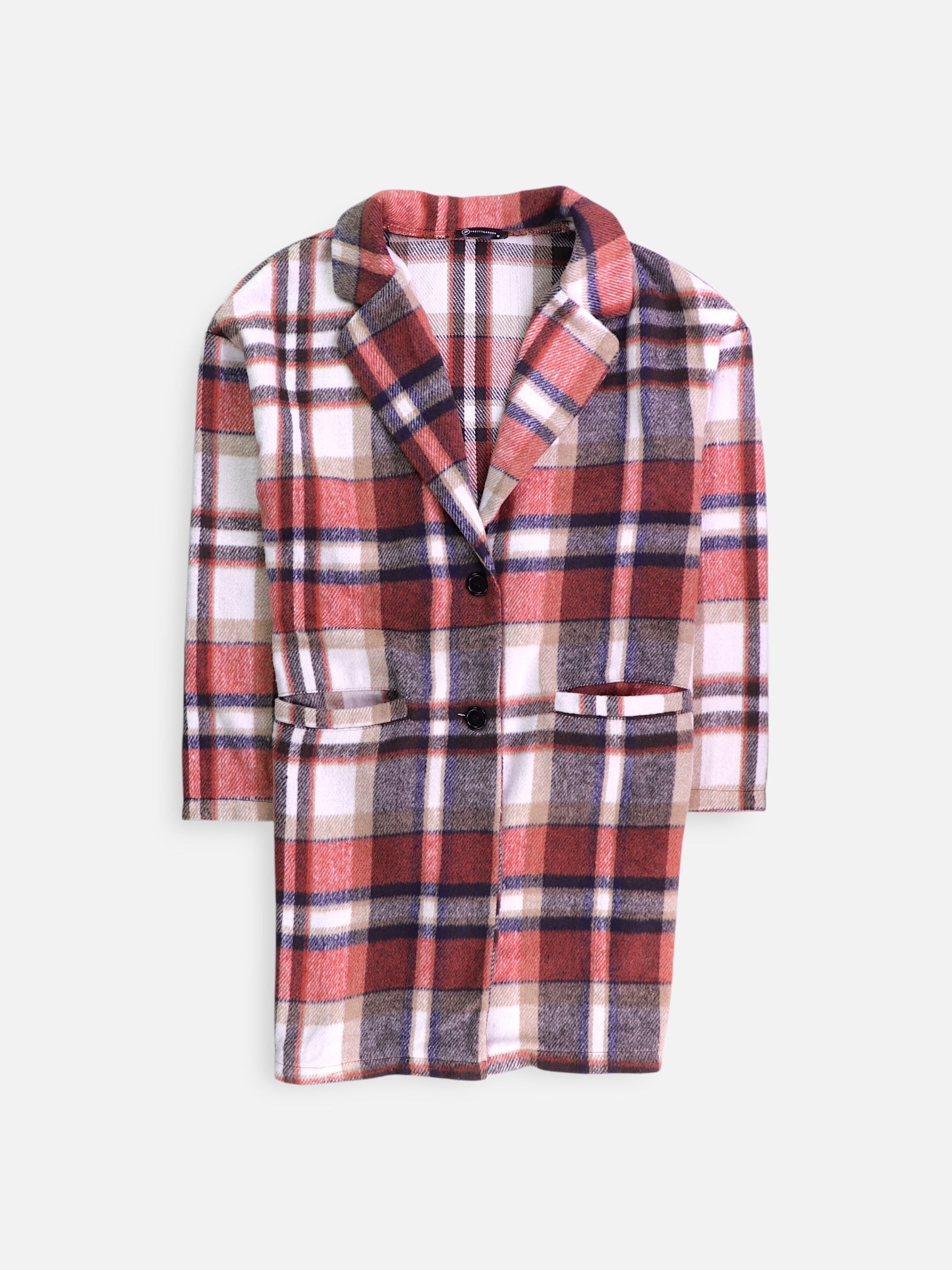 Abrigo Casual Color Block - Mujer - Medium