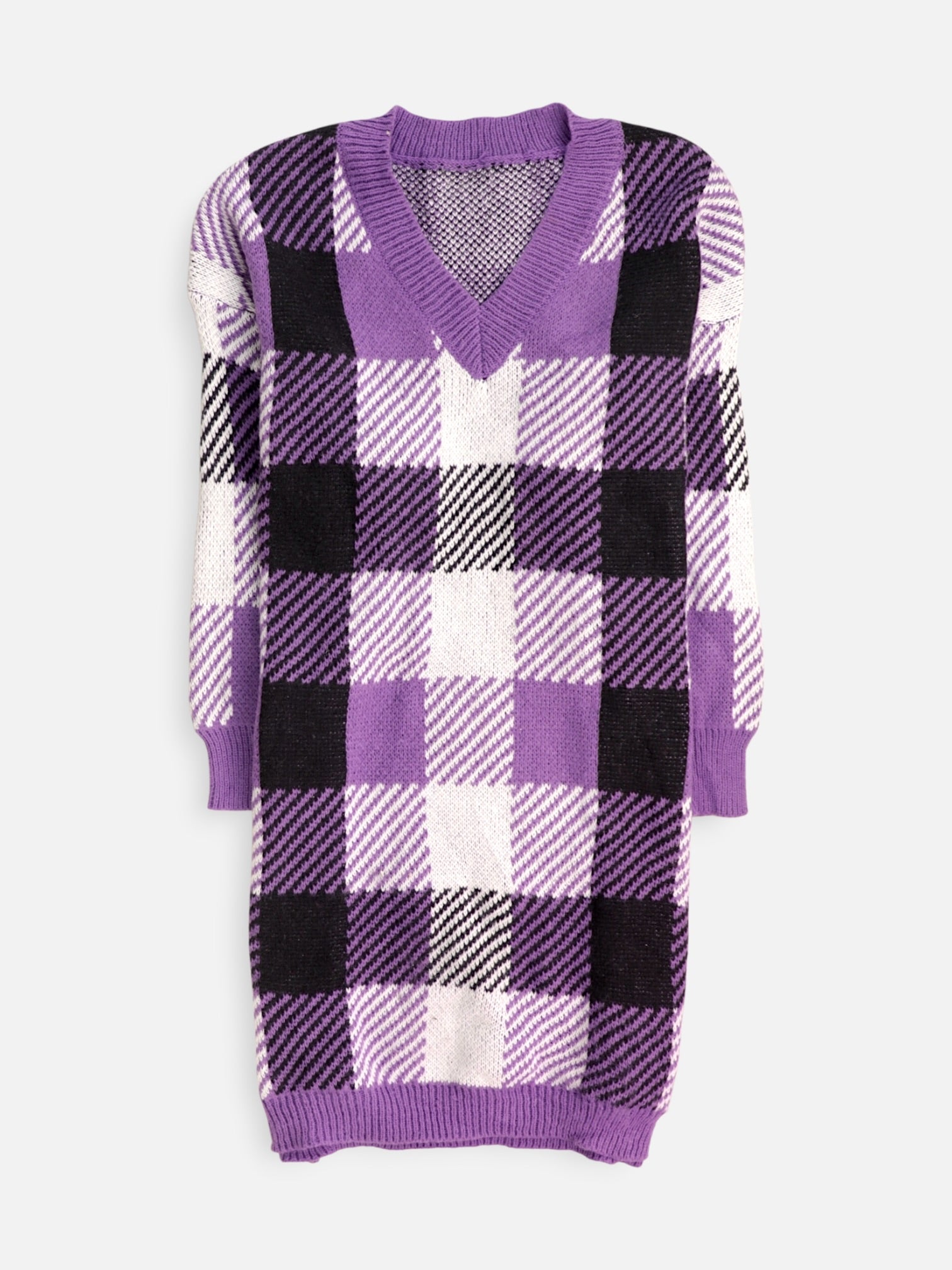 SHEIN Sueter basic Color Block - Mujer - XL