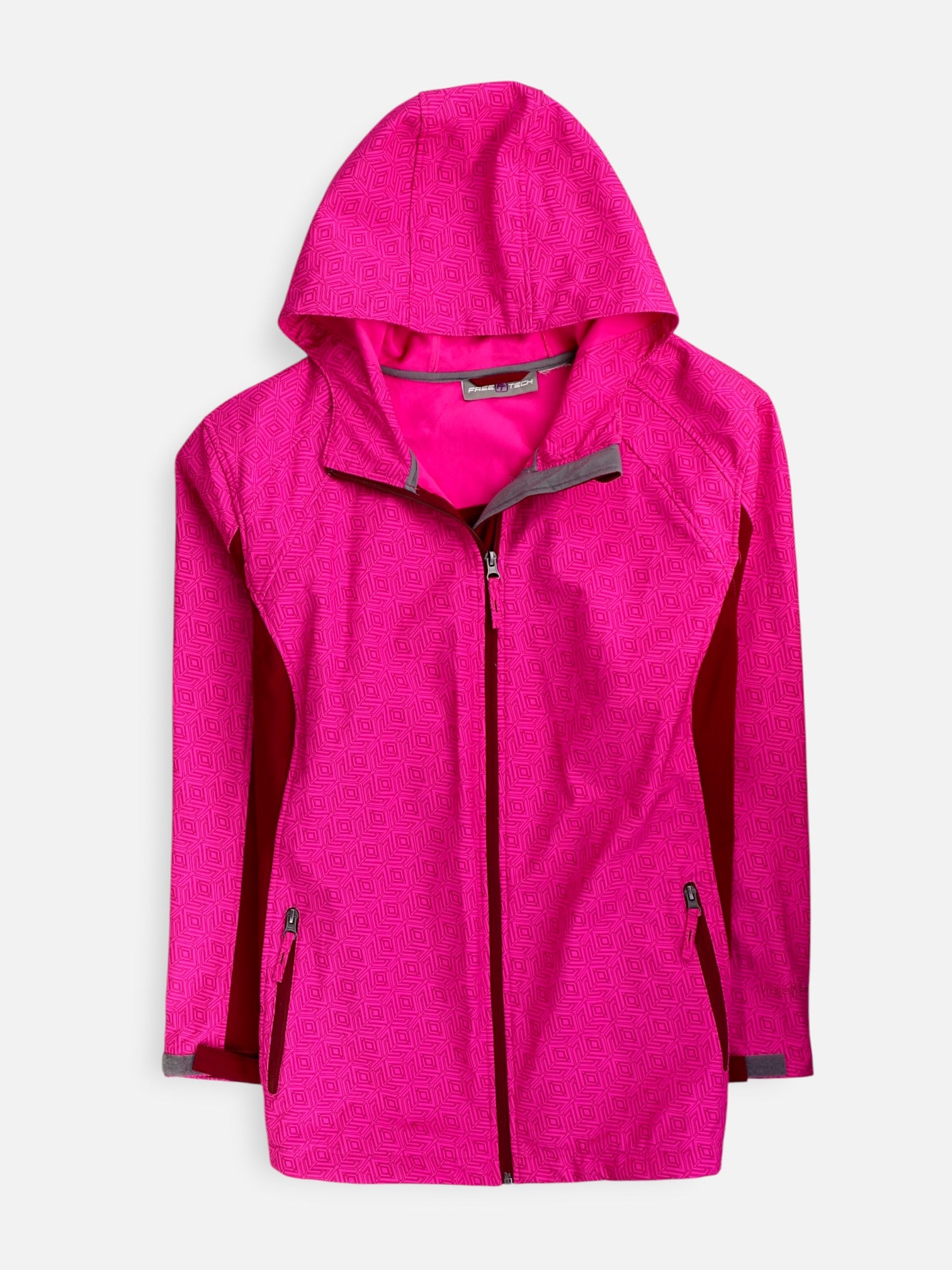 Sudadera Hoodie Color Block - Mujer - 3XL