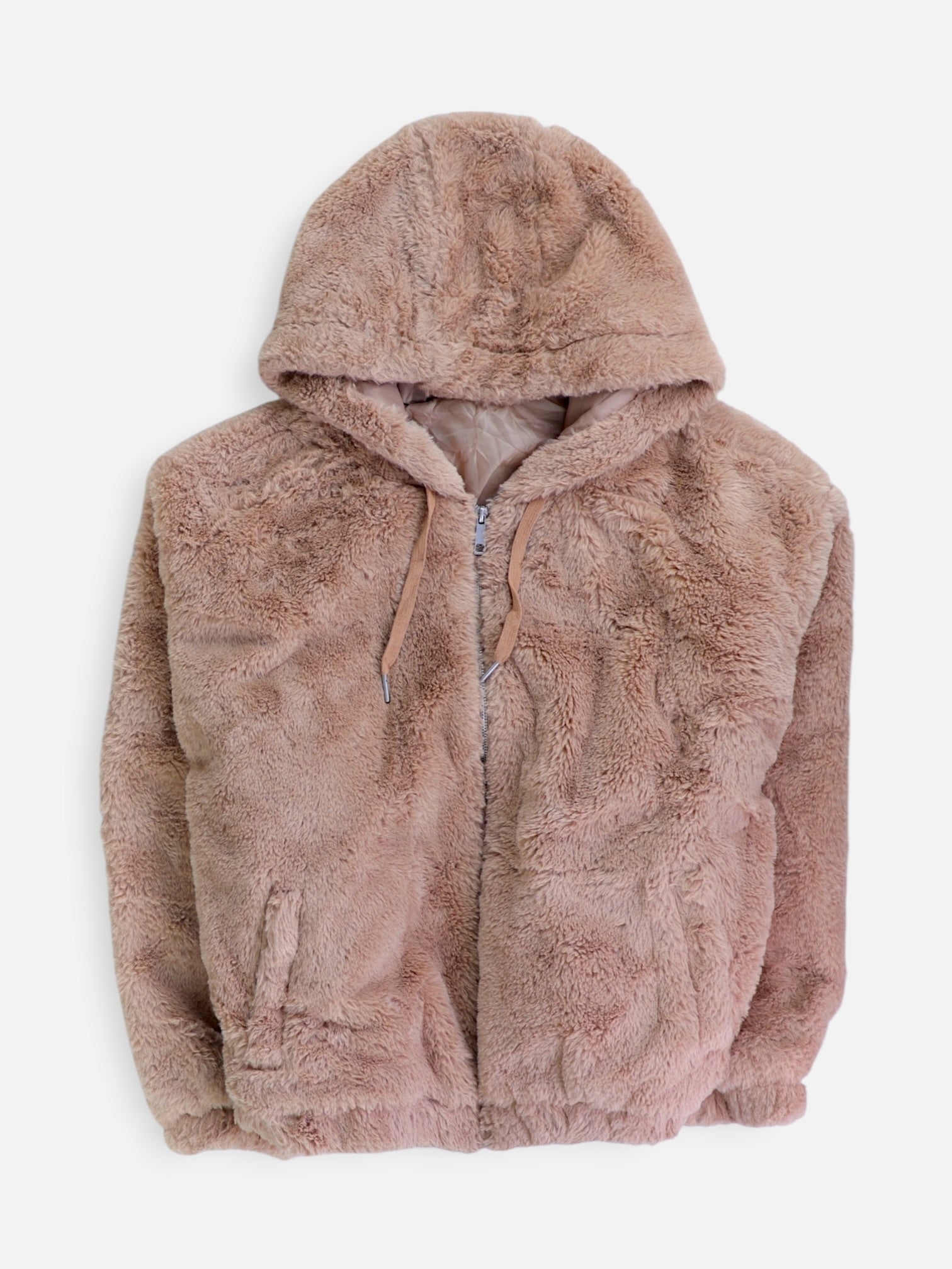 TIME THRU Chaqueta Casual Teddy - Mujer - XL