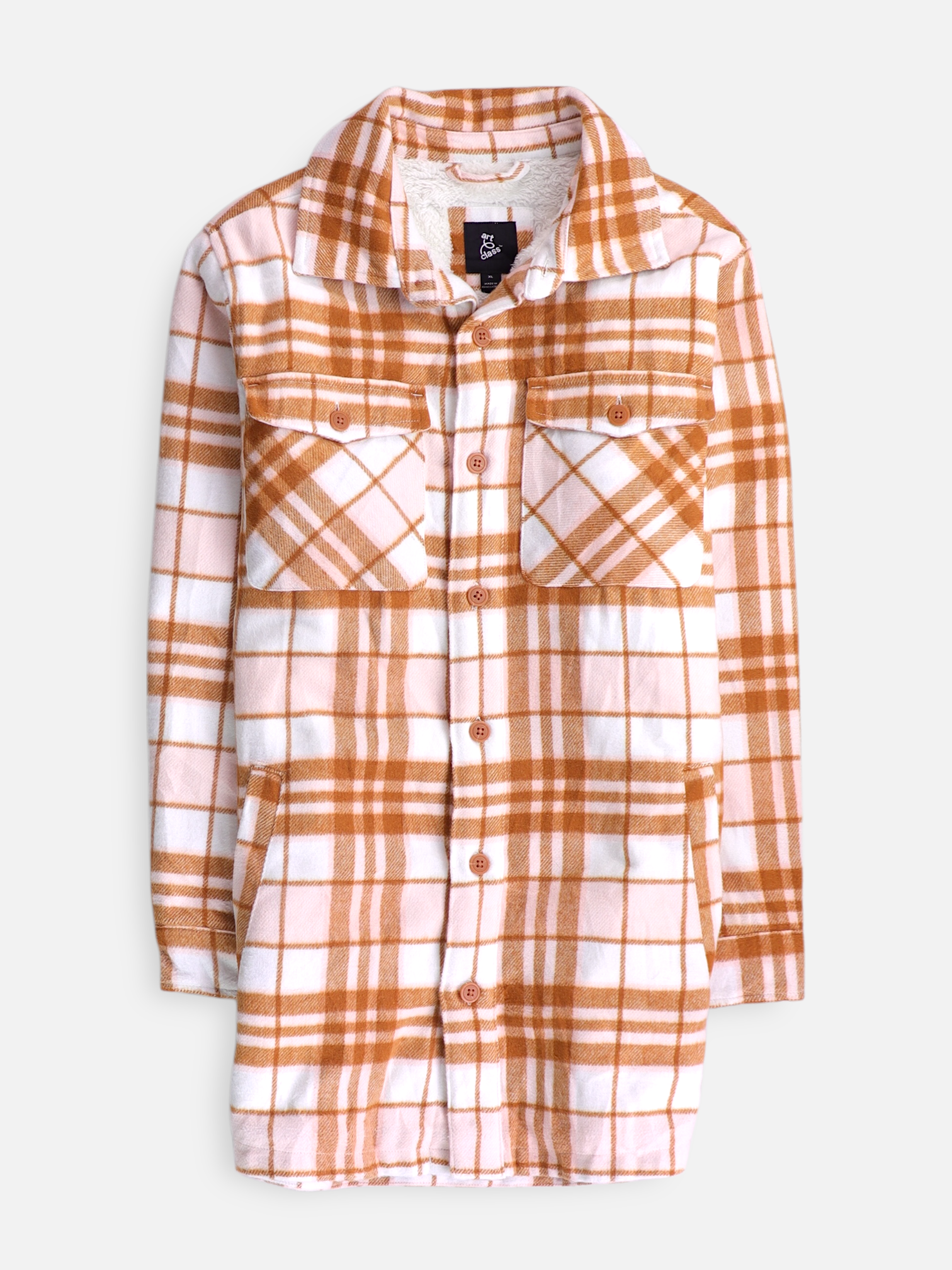 Chaqueta Sobrecamisa Color Block - Niña - XL - 13-15Y (Años)