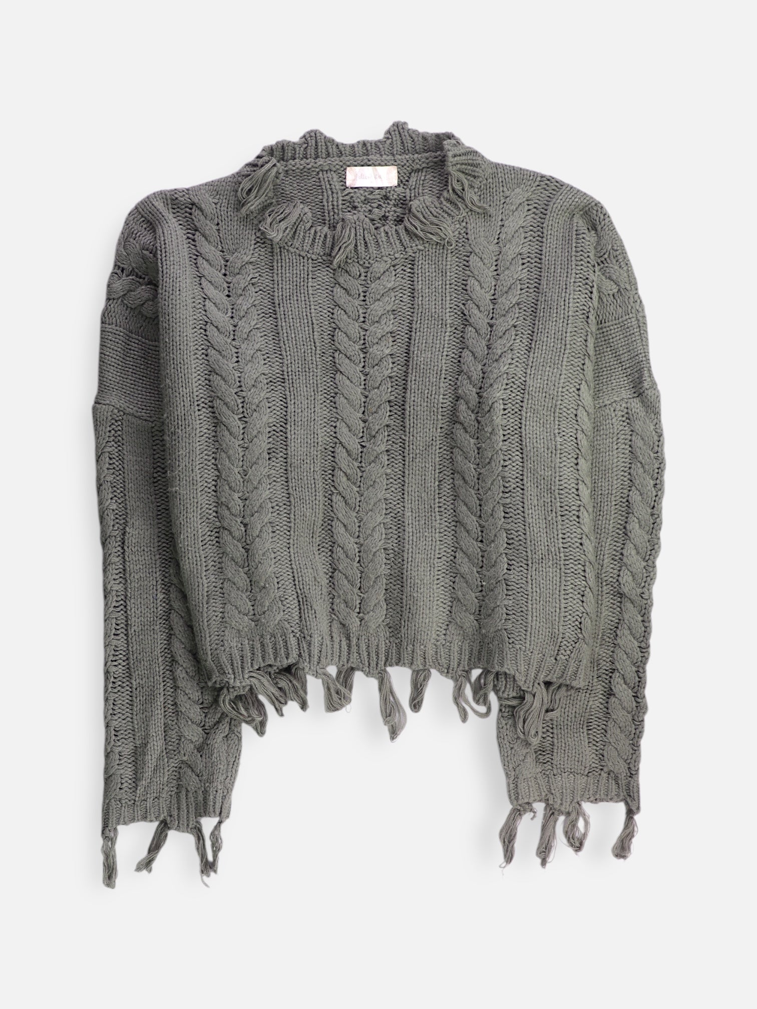 Sueter Knit Crop Top - Mujer - Medium