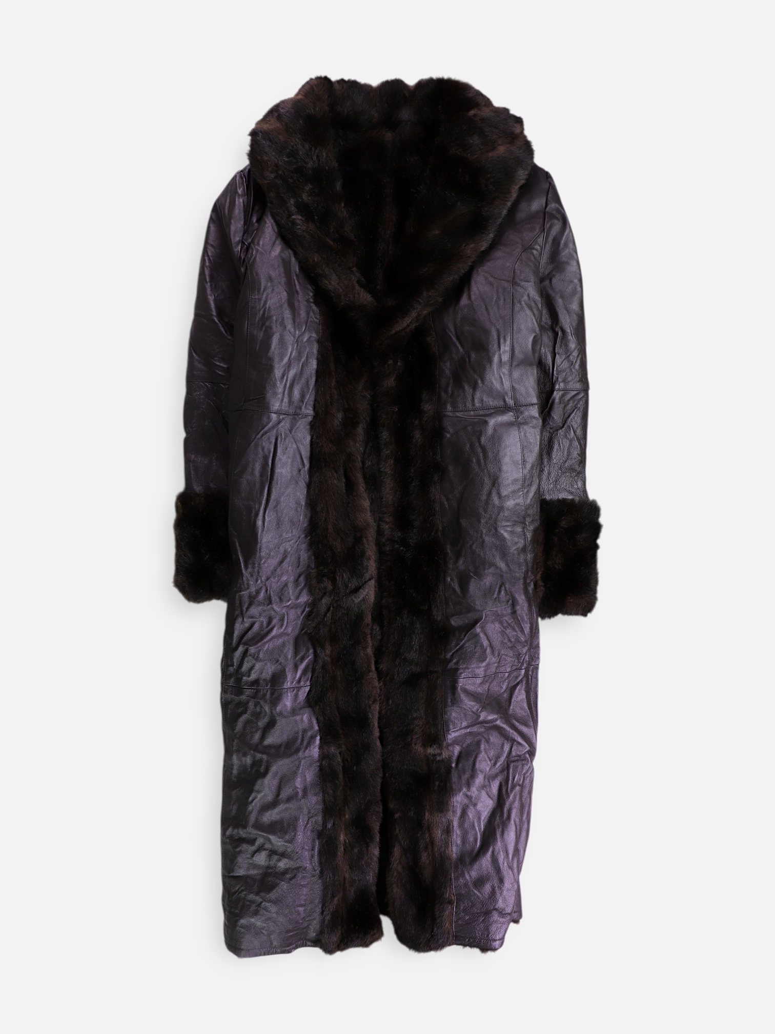 Abrigo Teddy Cuero - Mujer - XL