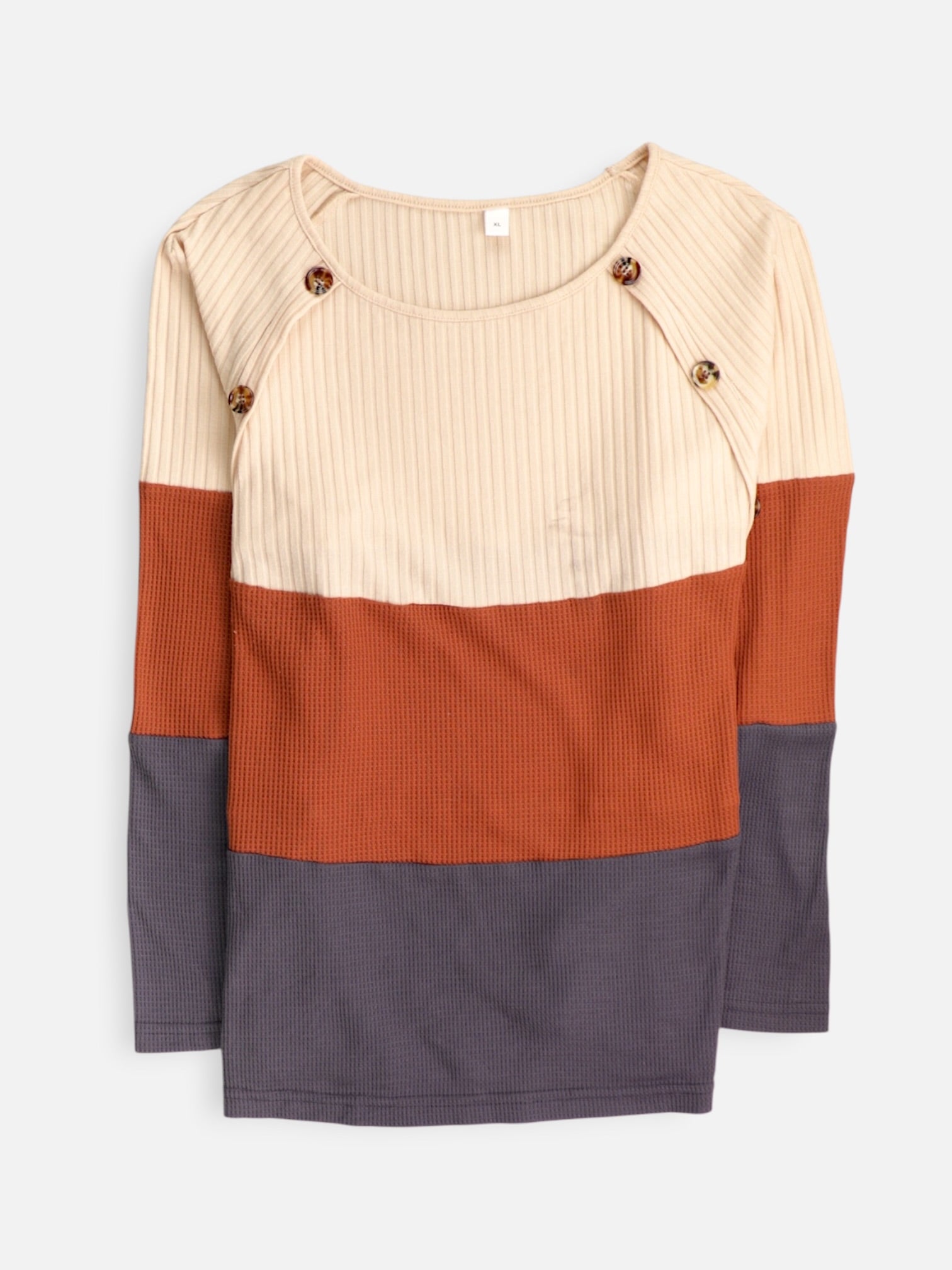 Blusa Color Block - Mujer - XL
