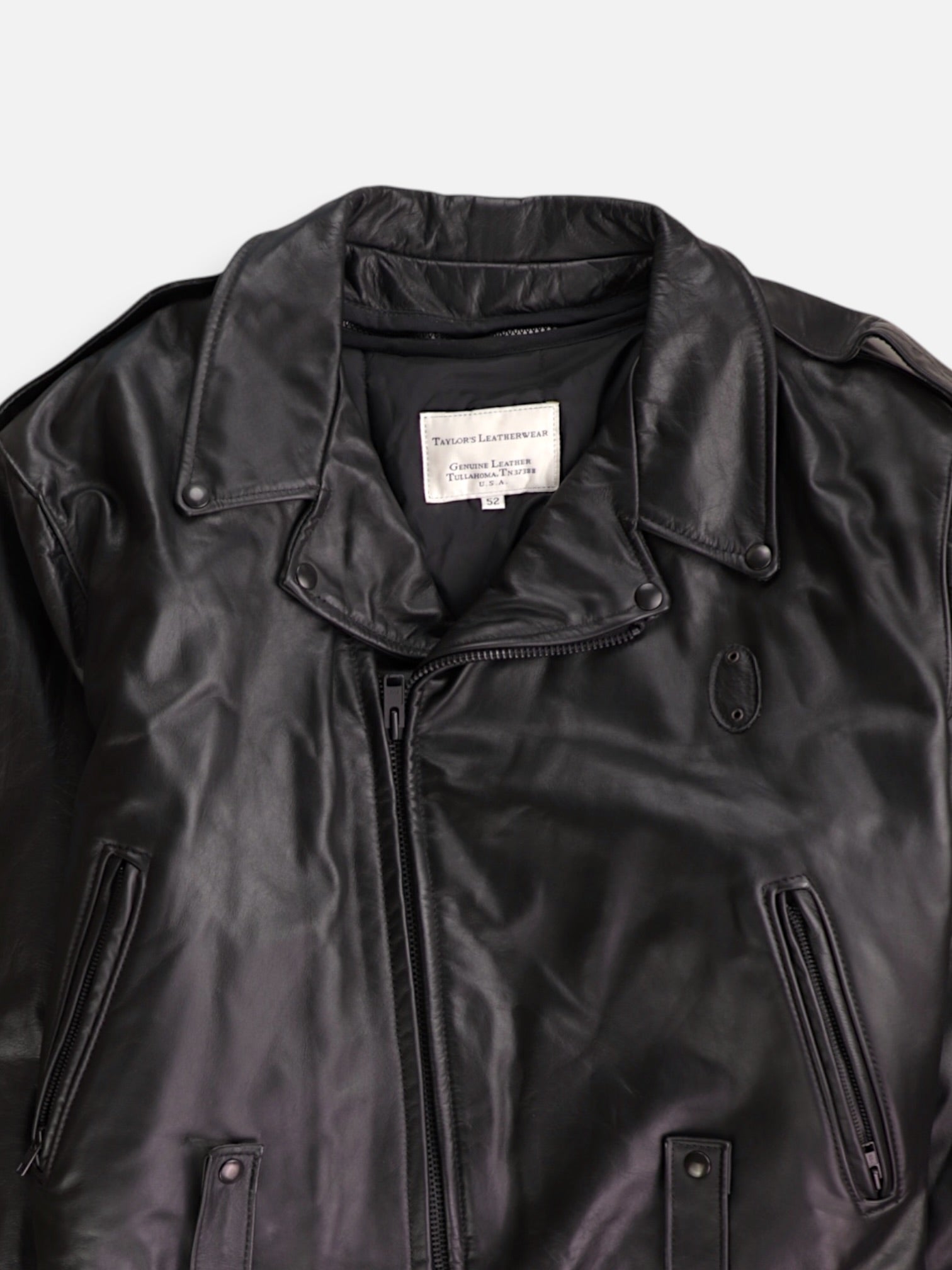 Chaqueta Motera Cuero - Hombre - 52