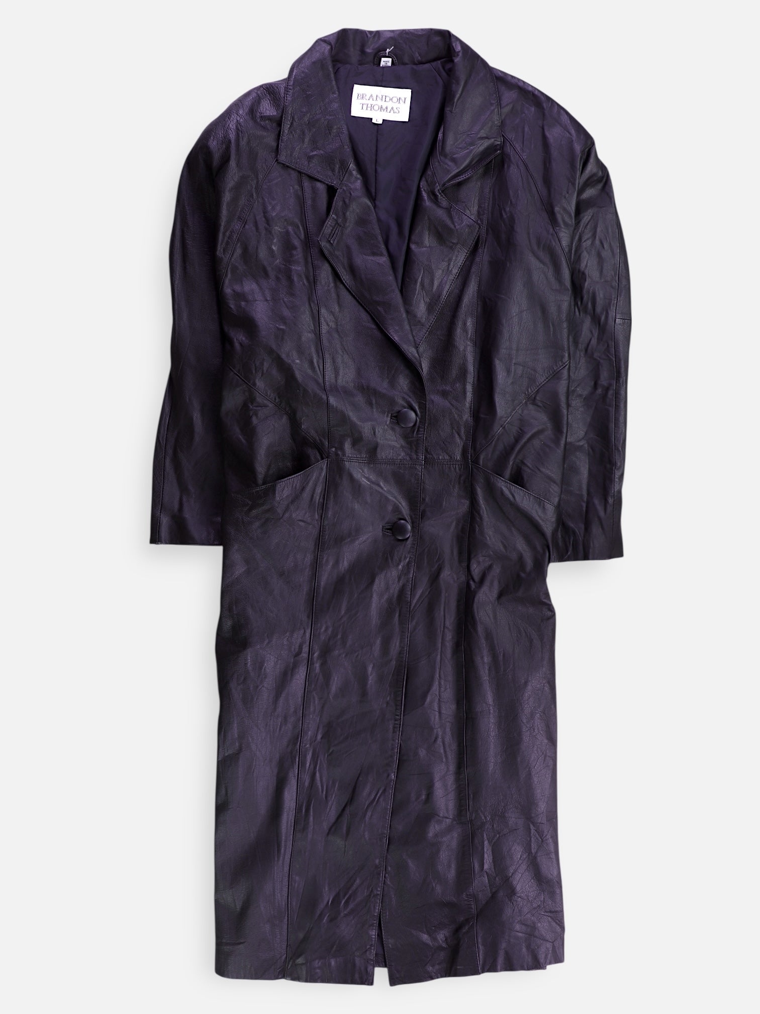 Abrigo Casual Cuero - Hombre - Large