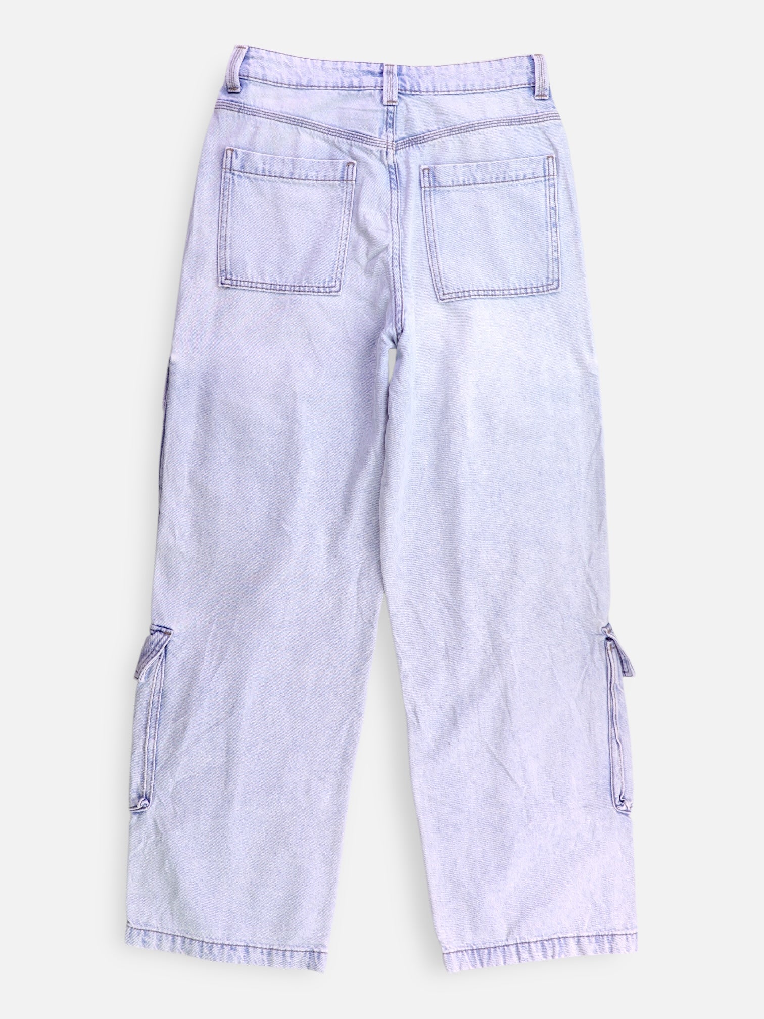 H&M Jean Mom Jean Cargo - Mujer - Medium