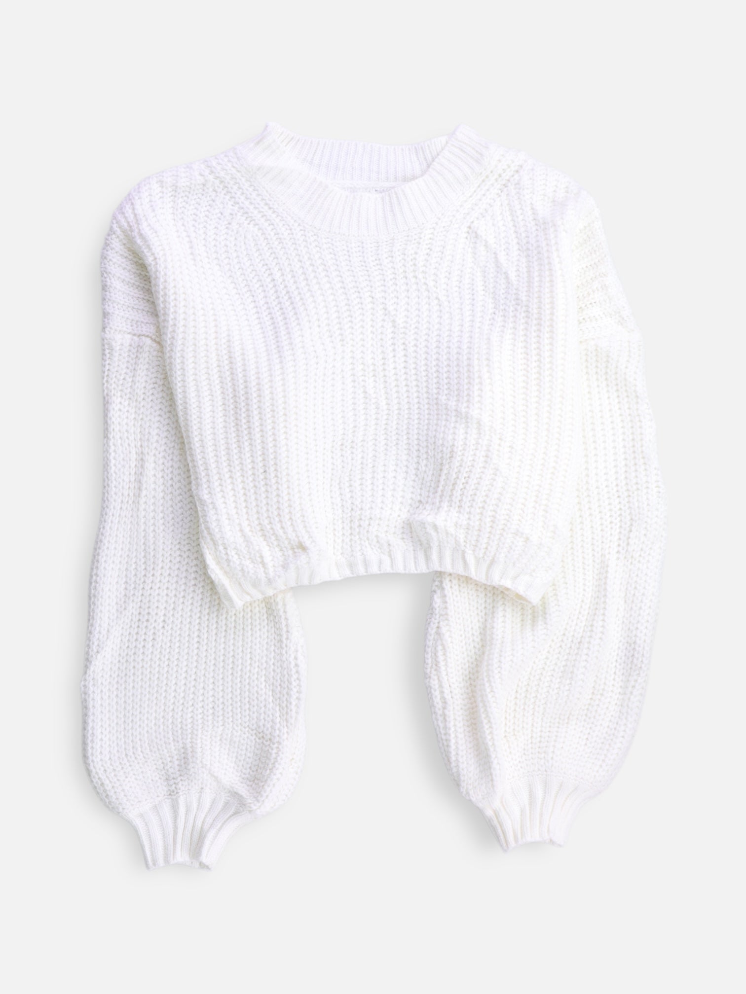 SHEIN Sueter Knit Crop Top - Mujer - XS