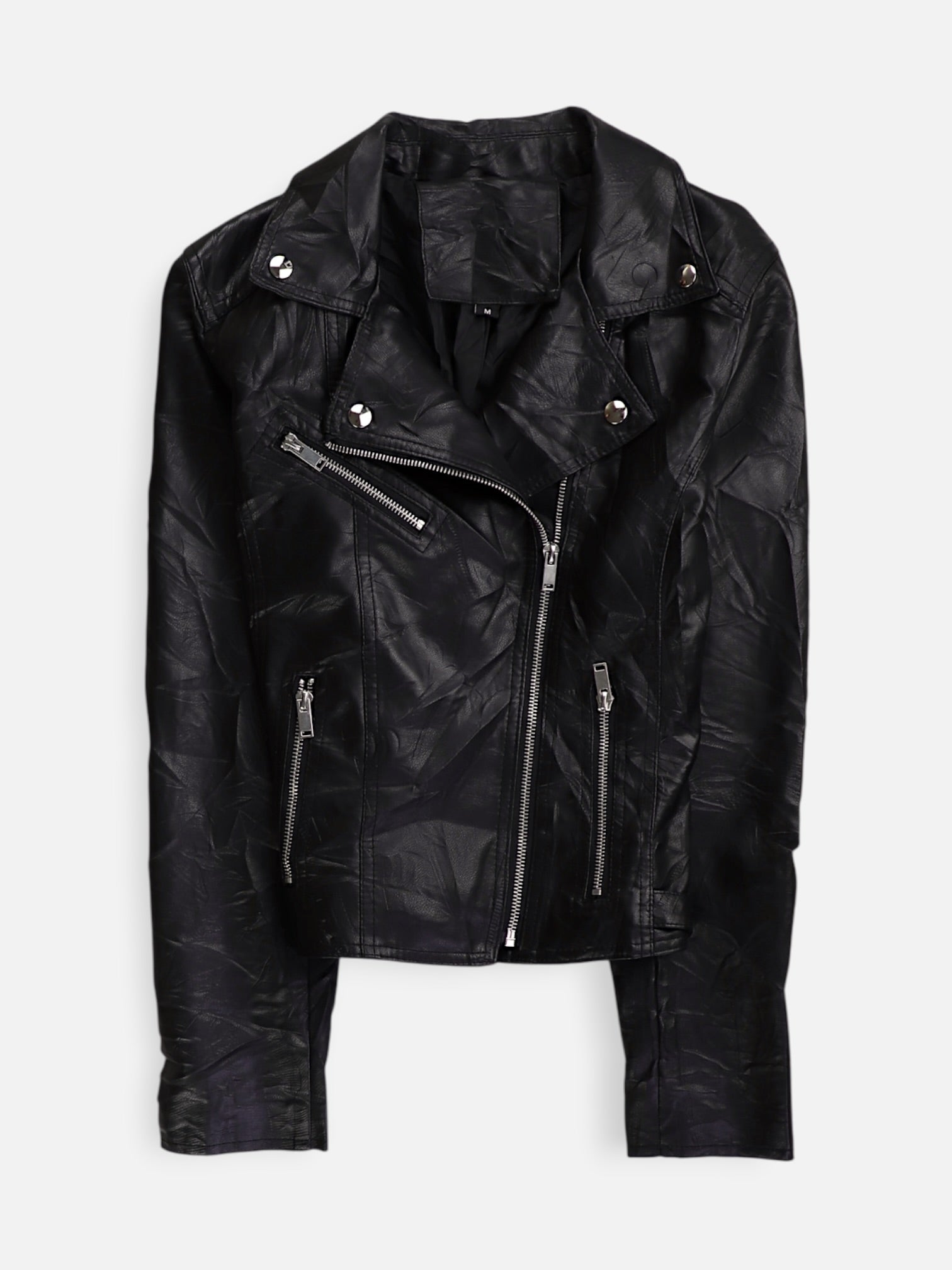 Chaqueta Cuero Basic - Mujer - Medium