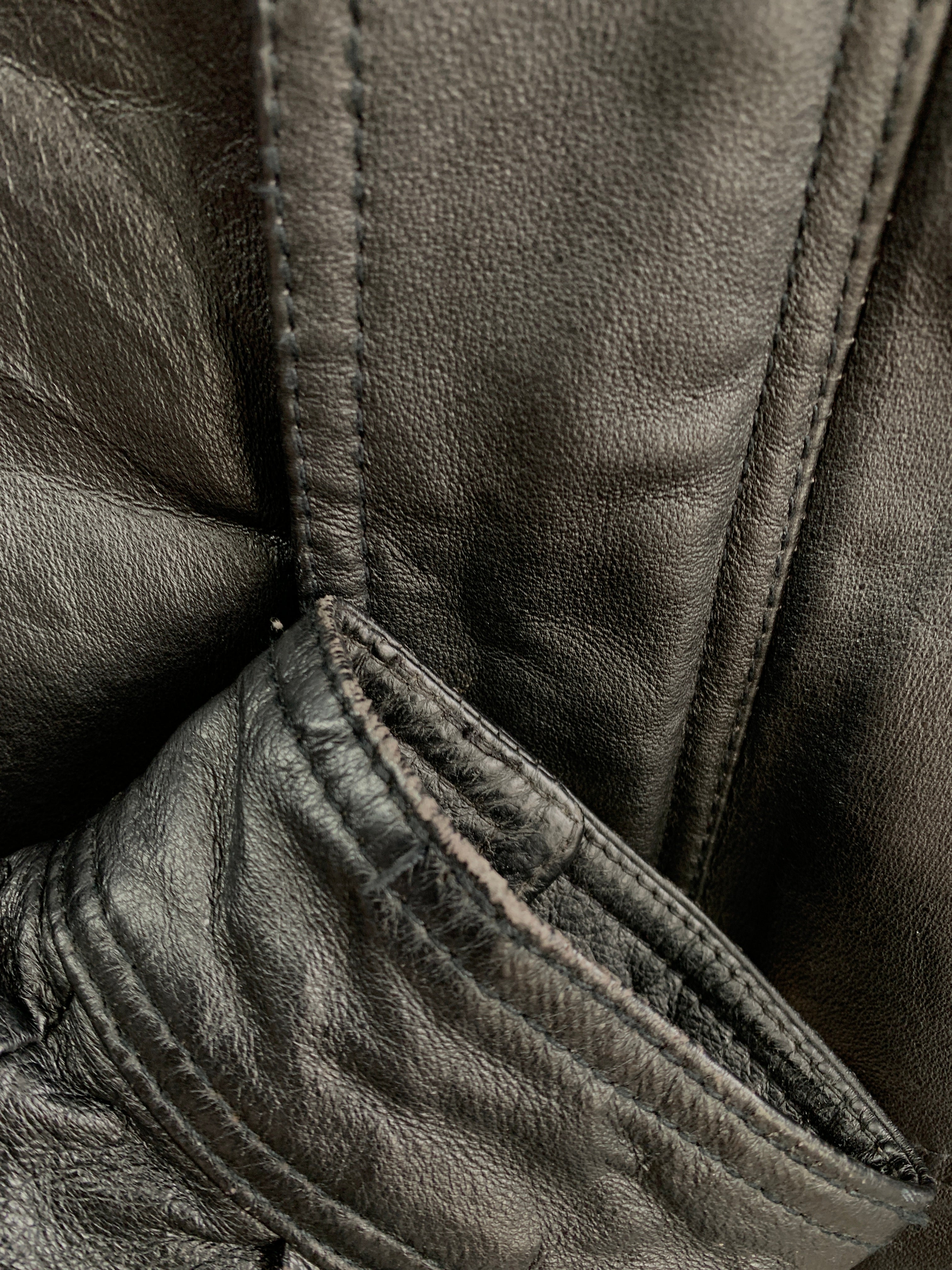 Chaqueta Cuero Basic - Hombre - Small