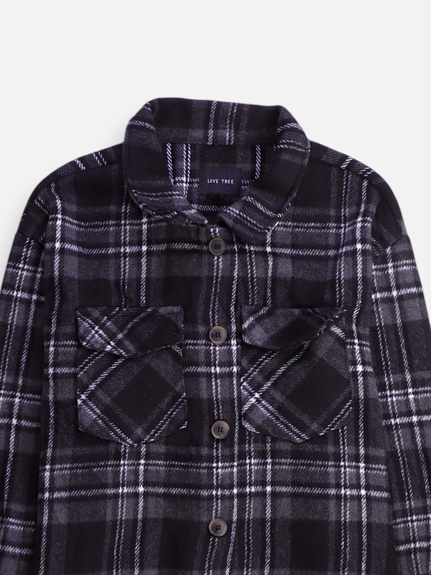 LOVE TREE  Chaqueta Sobrecamisa Basic - Mujer - Medium