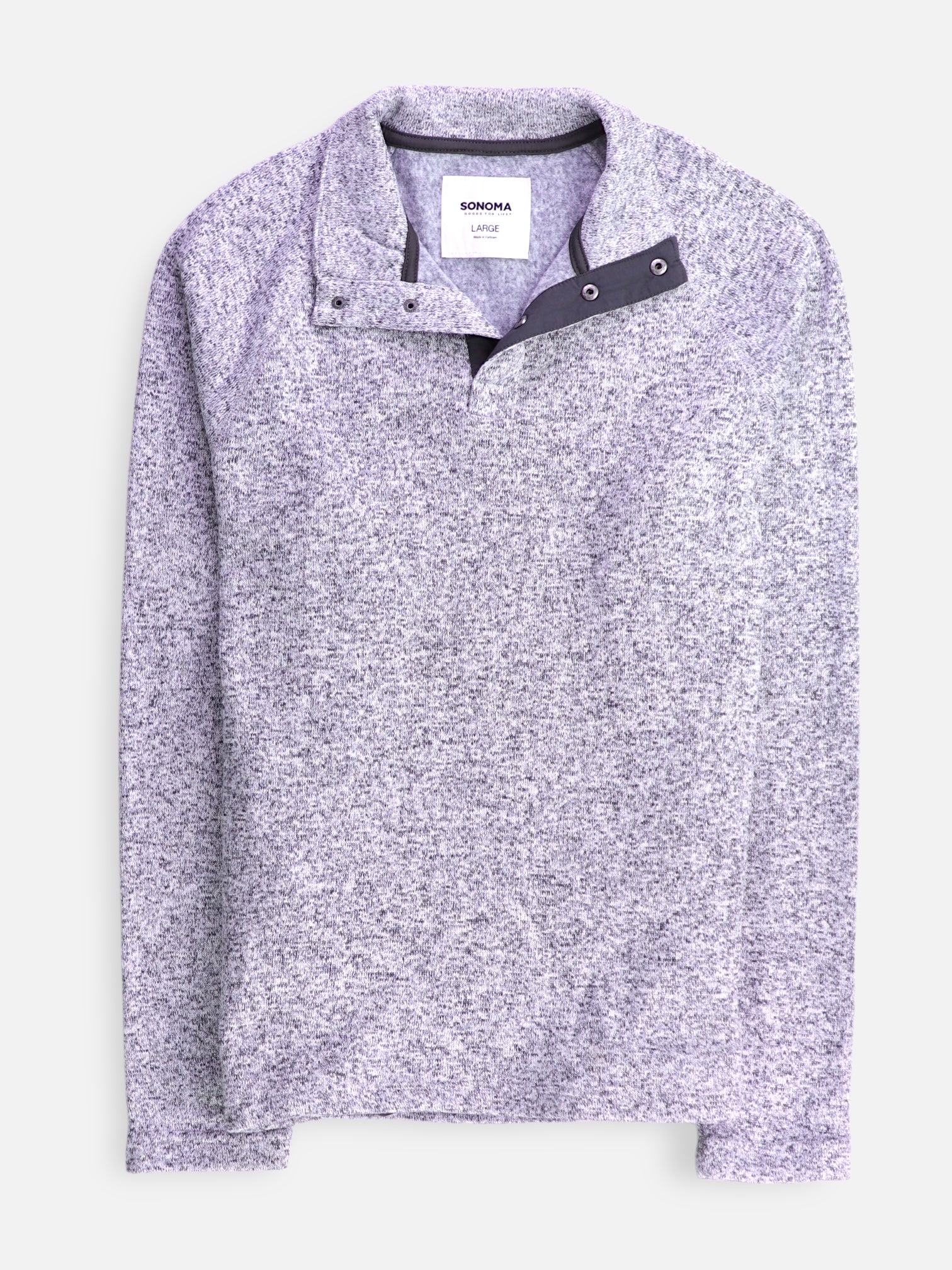 SONOMA Sueter Fleece Casual - Hombre - Large