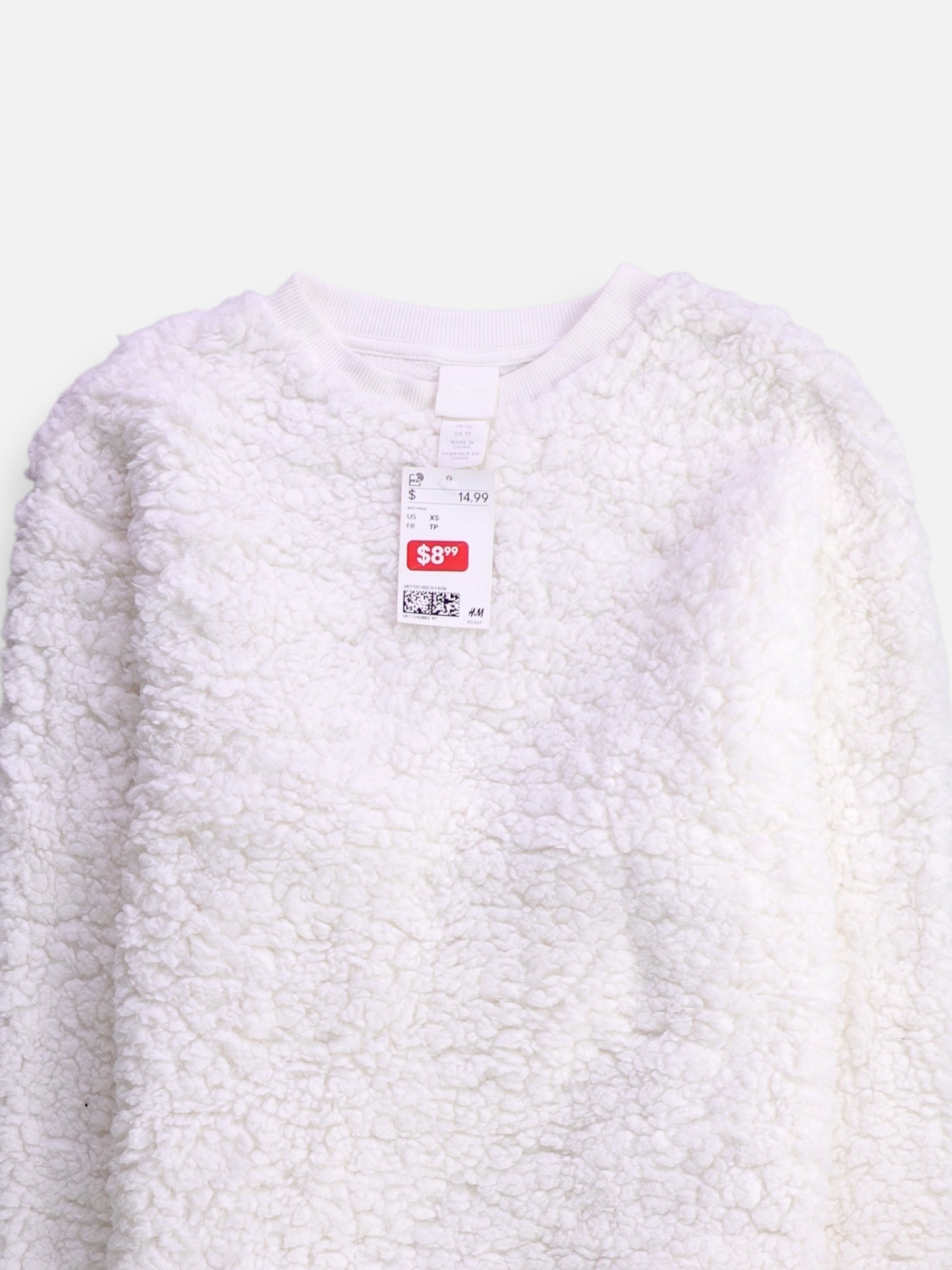 H&M Sueter Casual Teddy - Mujer - XS