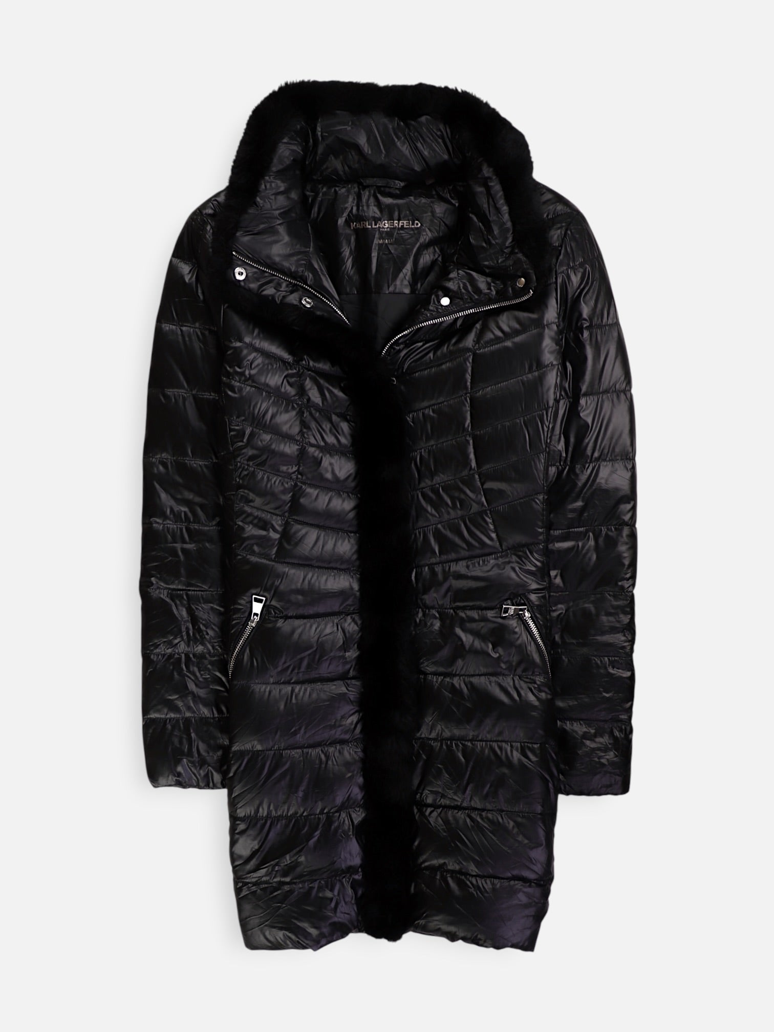 Karl Lagerfeld Abrigo Impermeable Puffer - Mujer - Medium