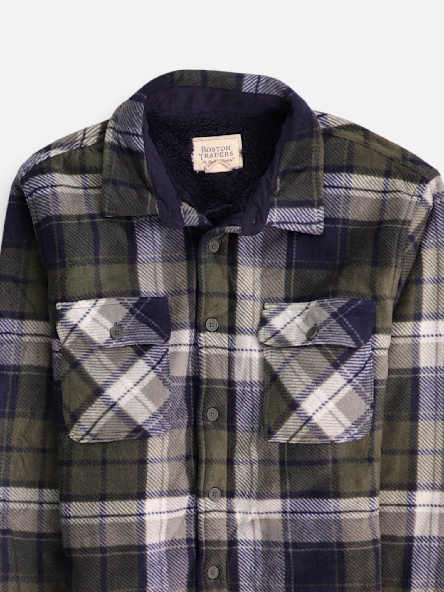 Chaqueta Sobrecamisa Color Block - Hombre - 2XL
