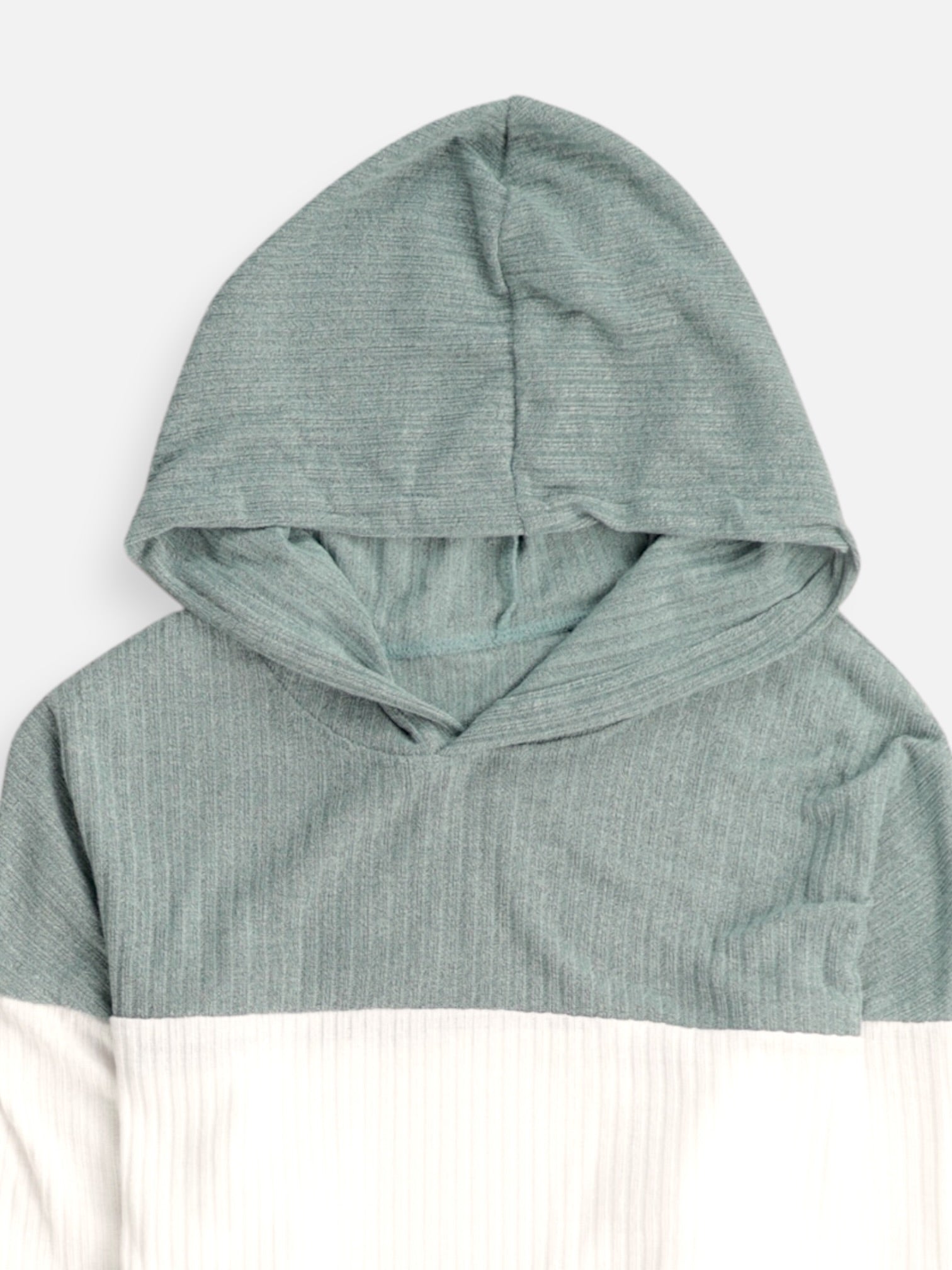 SHEIN Sudadera Hoodie Color Block - Mujer - Small