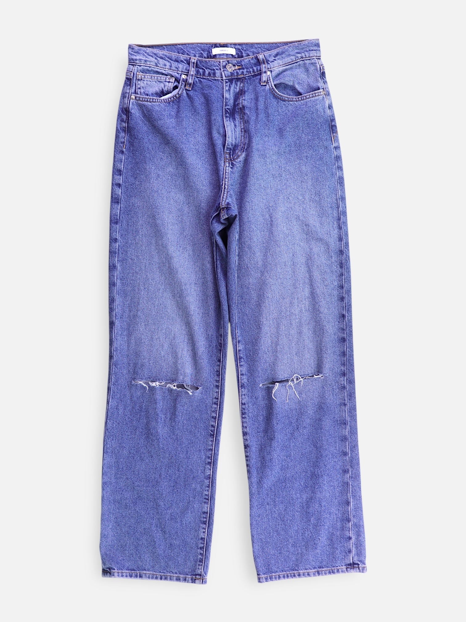 Forever 21 Jean Mom Jean Denim - Mujer - 29