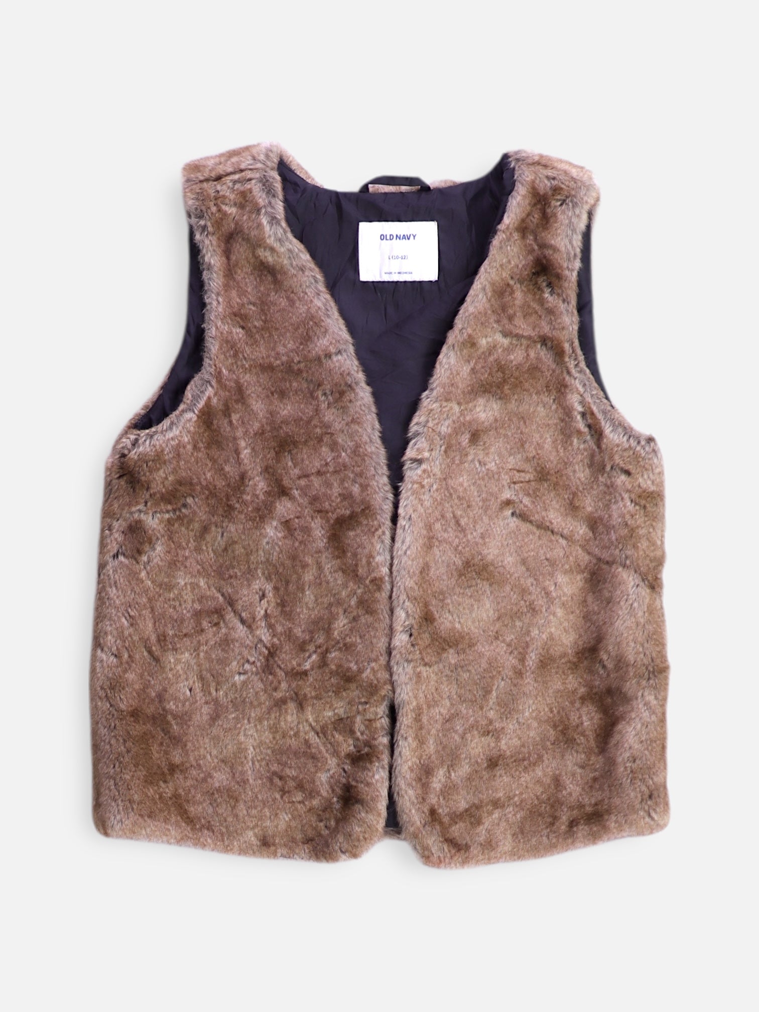 Old Navy Chaleco Teddy - Niña - Large - 10-12Y (Años)