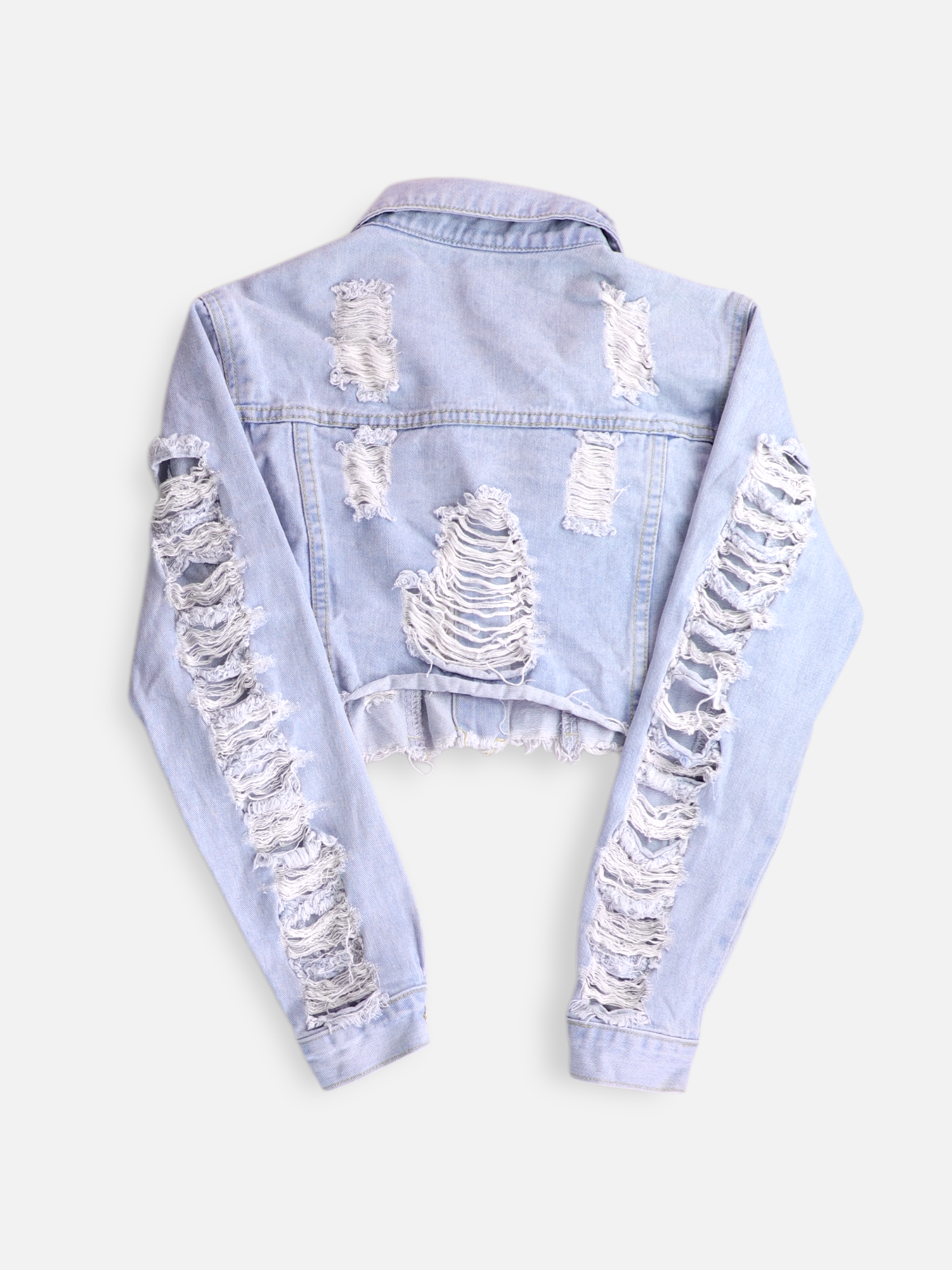 SHEIN Chaqueta Denim  Crop Top - Mujer - Small