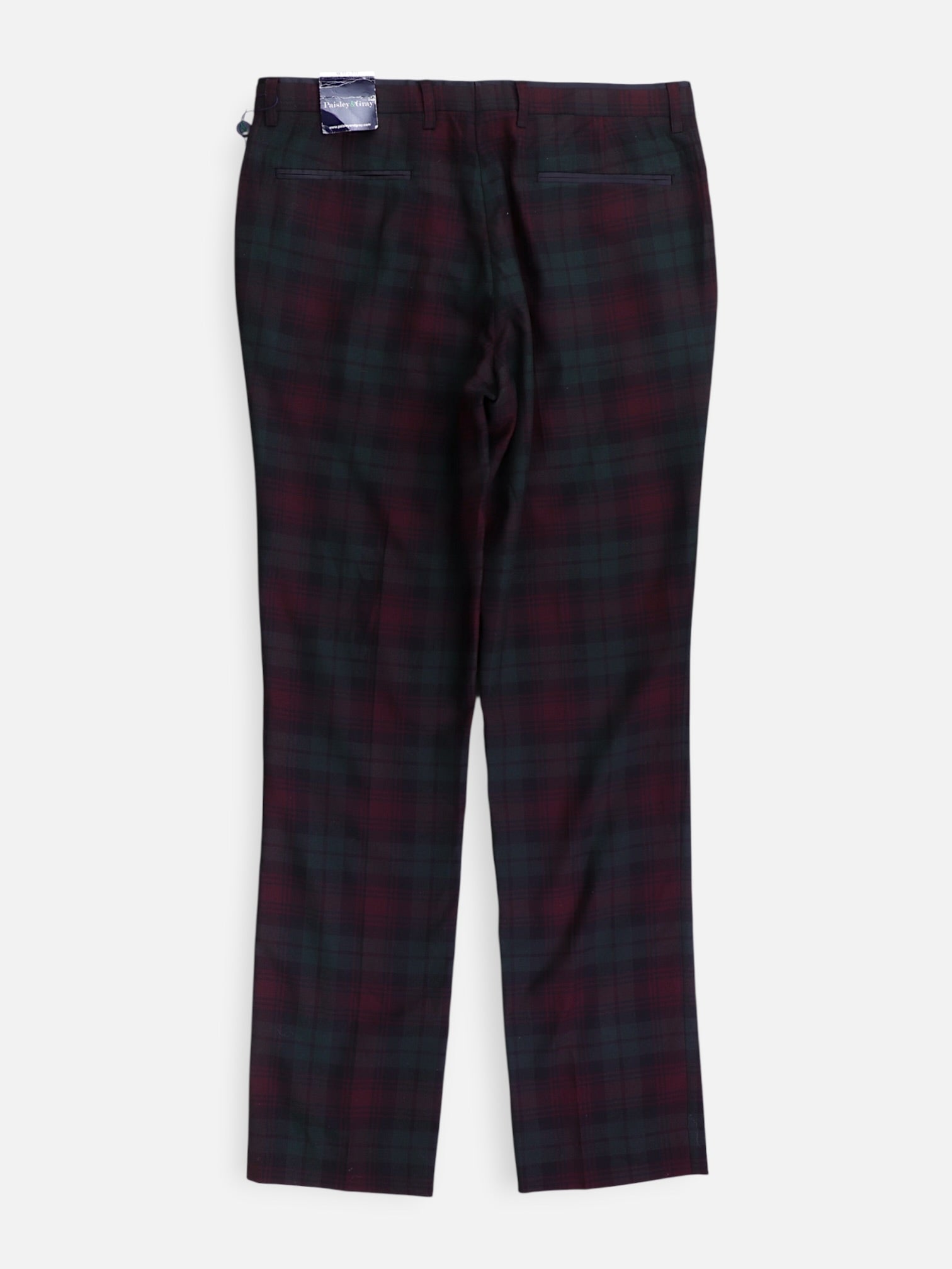 Pantalon Regular Fit Plaid Types - Hombre -  32x32