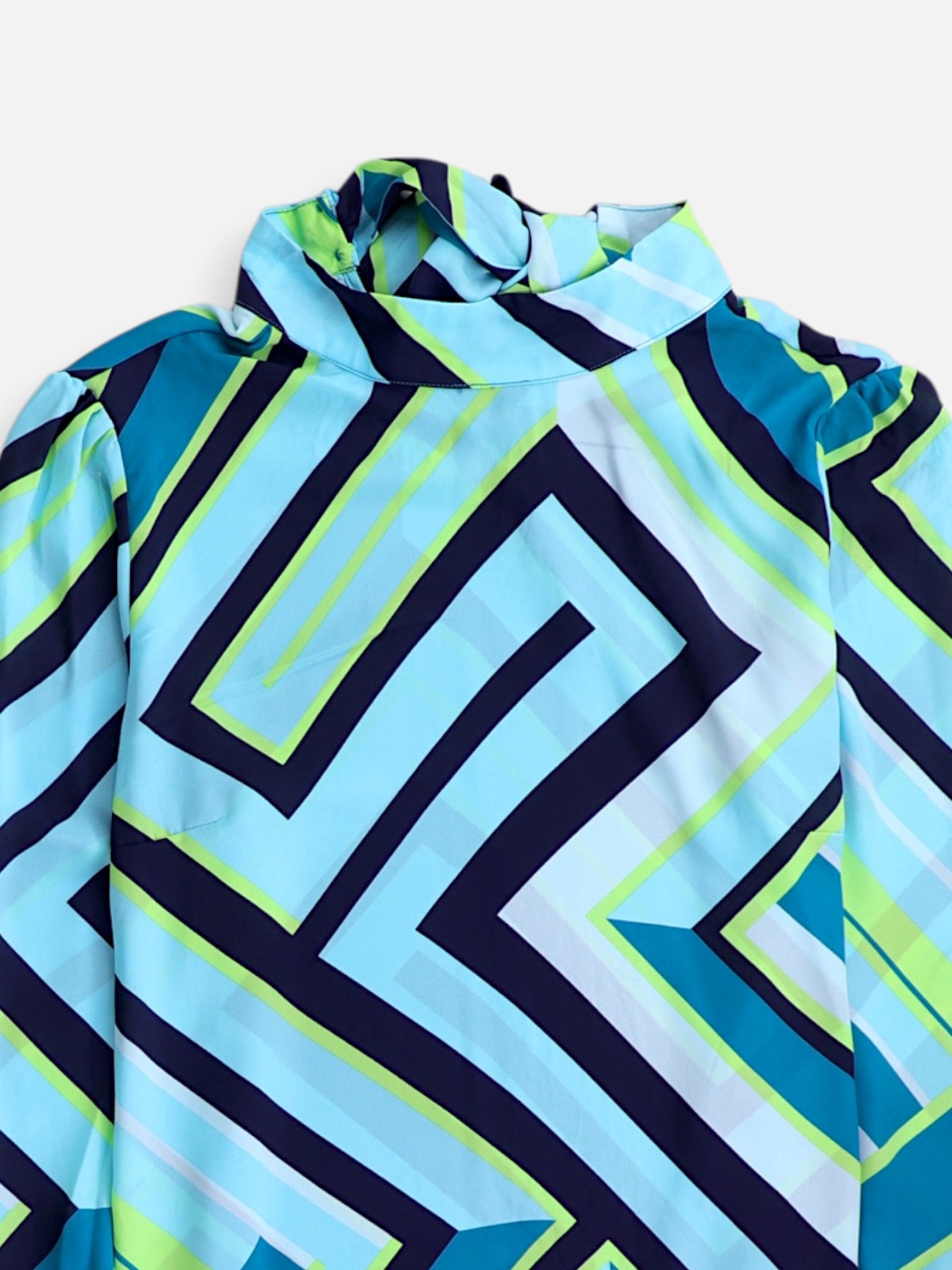 NY&C Blusa Color Block - Mujer - Large