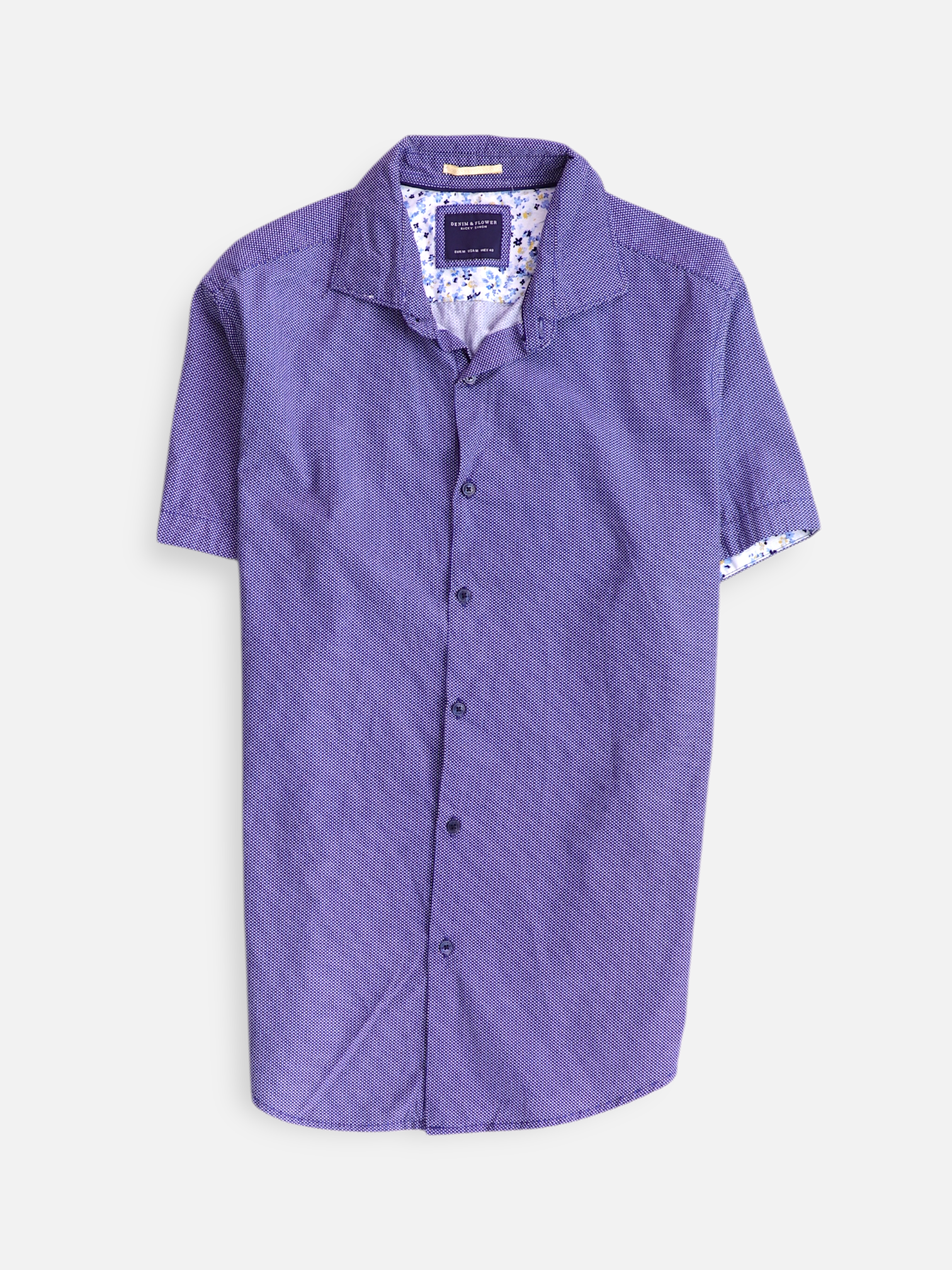 DENIM & FLOWER Camisa Casual - Hombre - Medium