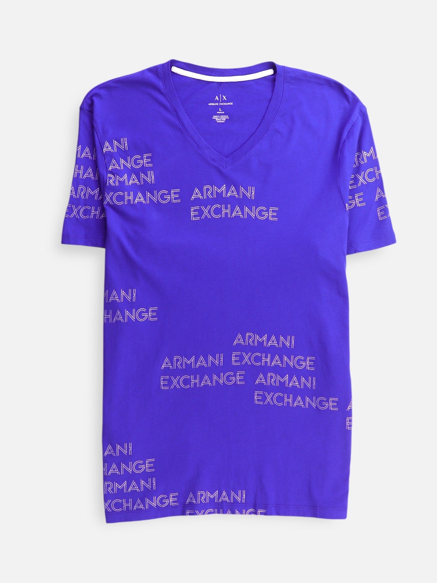 Armani Exchange Camiseta Grafica - Hombre - Large