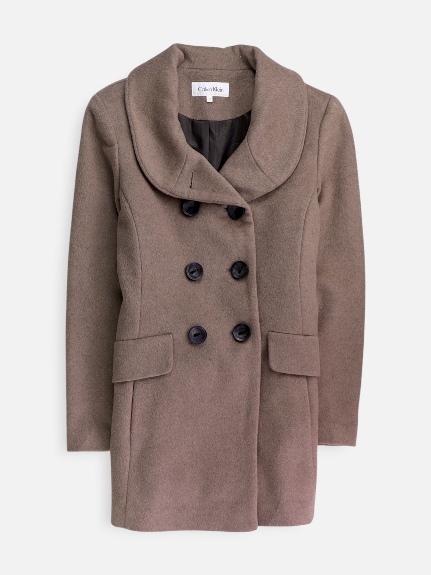 Calvin Klein Abrigo Donble breasted trench Casual - Mujer - 12