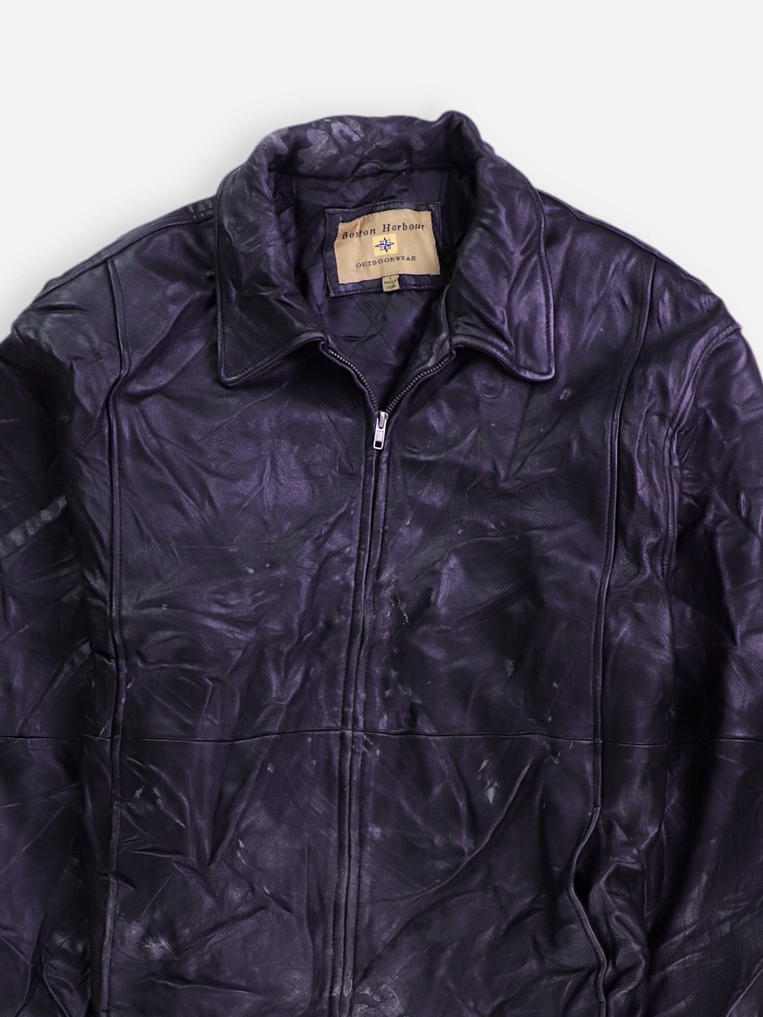 Chaqueta Casual Cuero - Hombre - Large