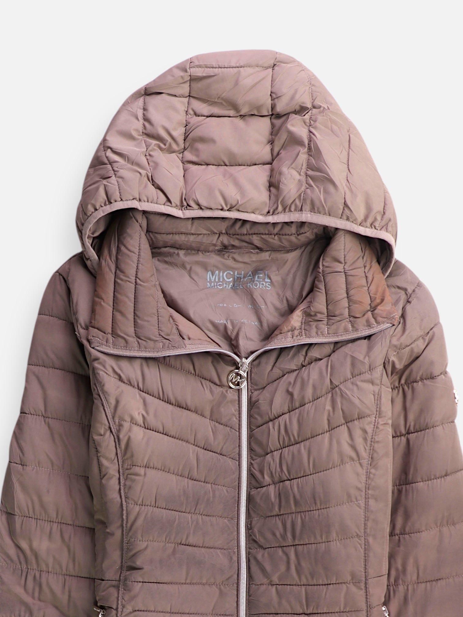 Michael Kors Abrigo Impermeable Puffer - Mujer - Large