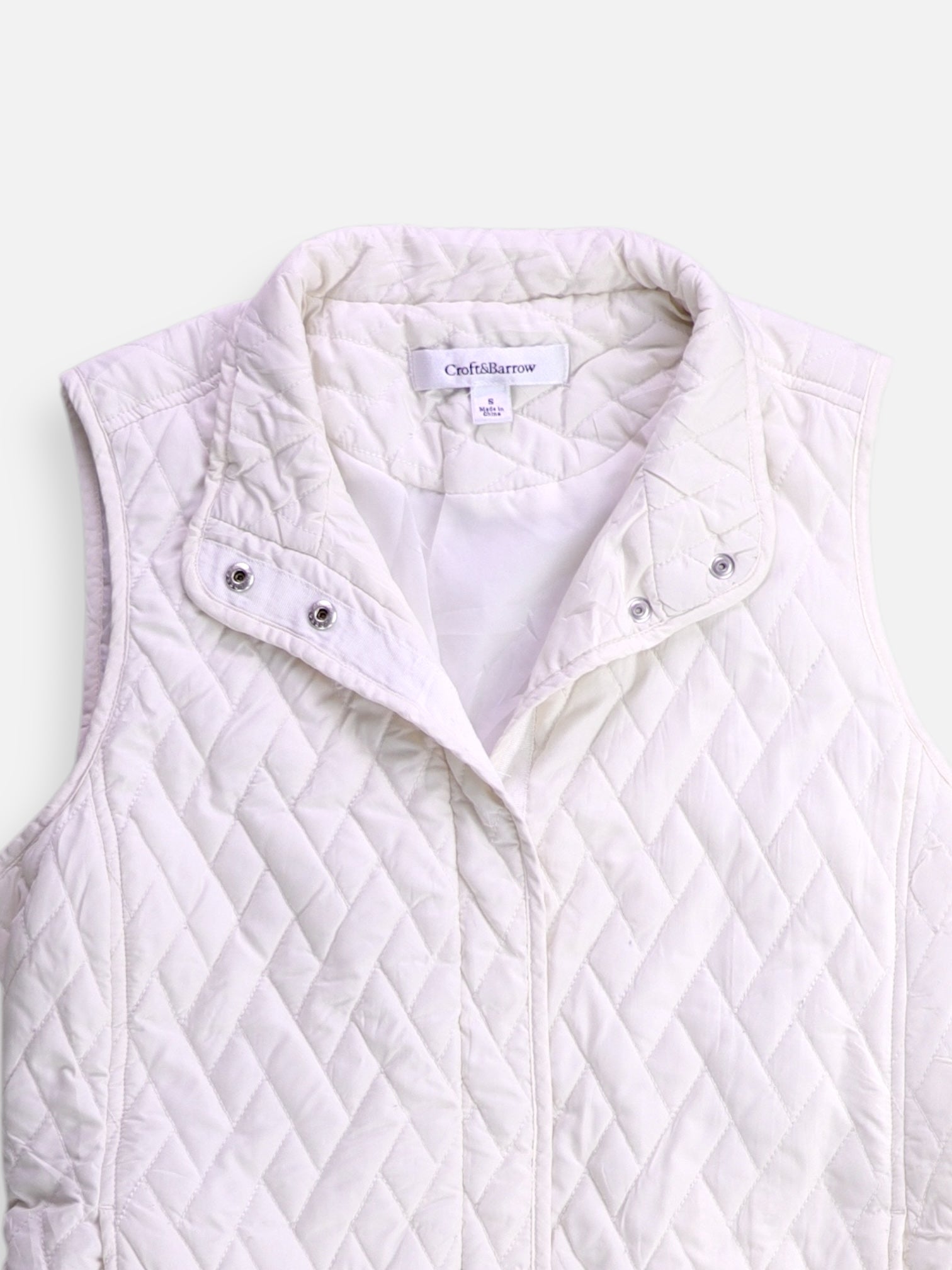 Croft & Barrow Chaleco Puffer - Mujer - Small