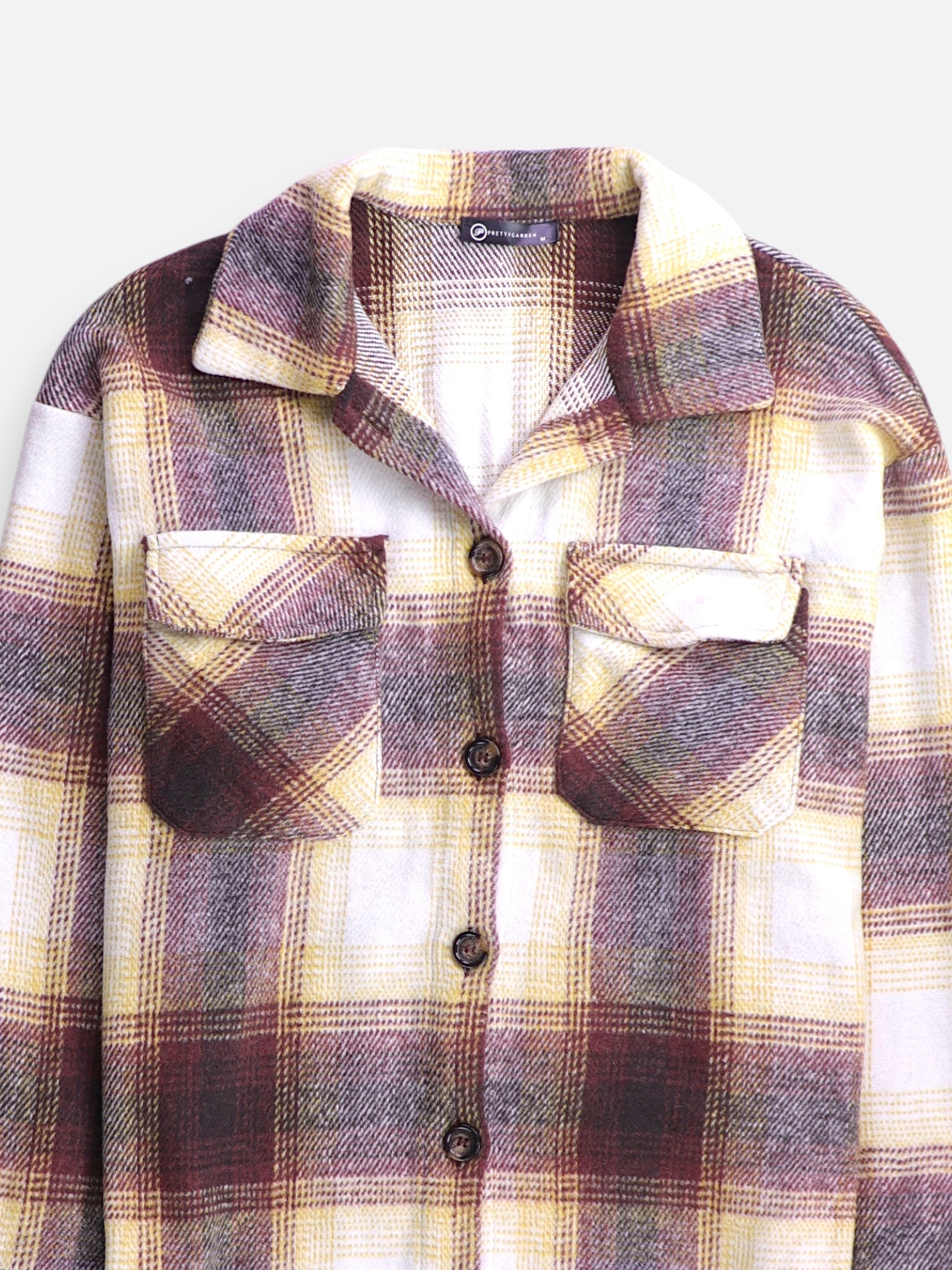 Chaqueta Sobrecamisa Color Block - Hombre - Medium