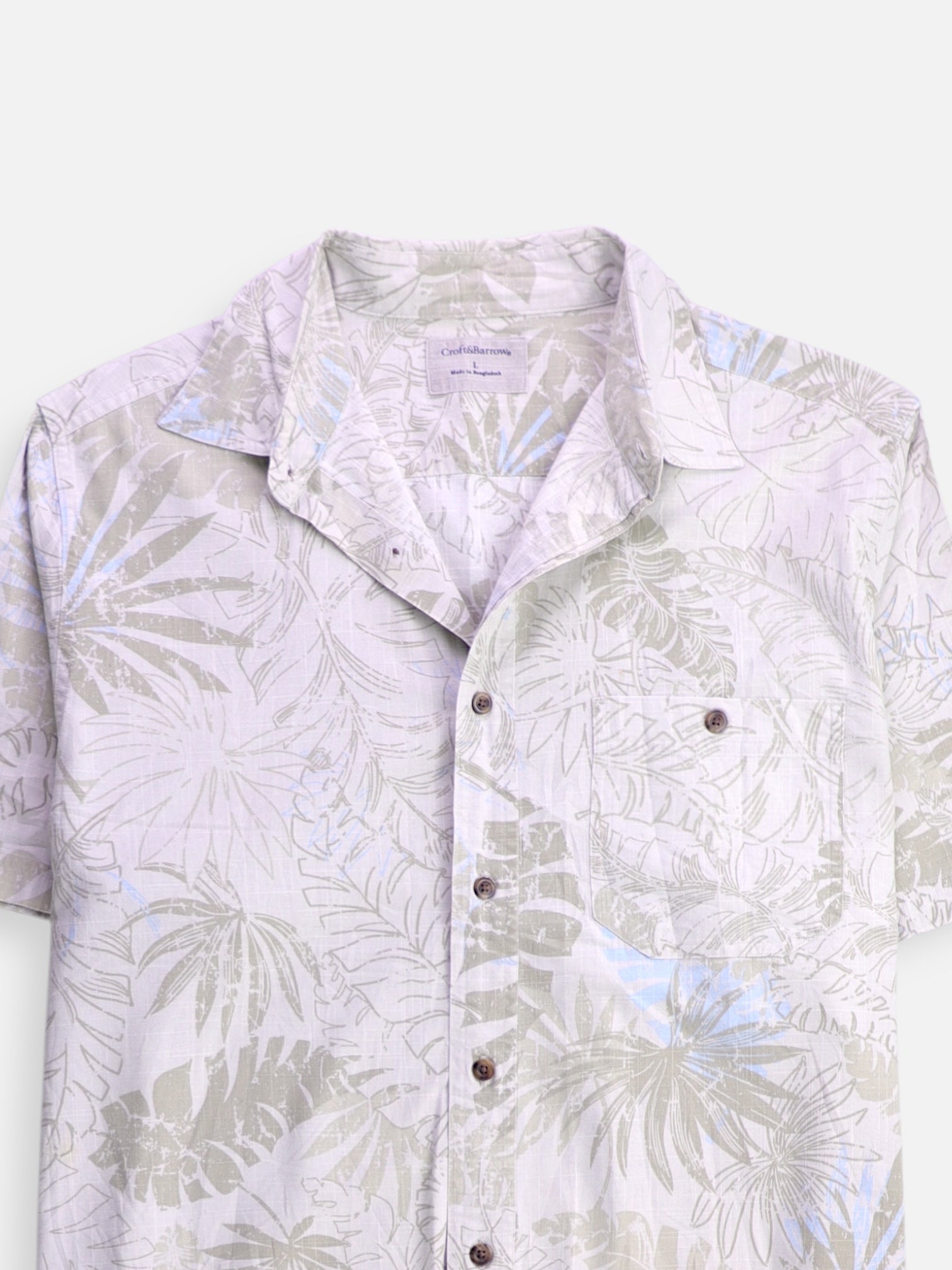 Croft & Barrow Camisa Verano - Hombre - Large