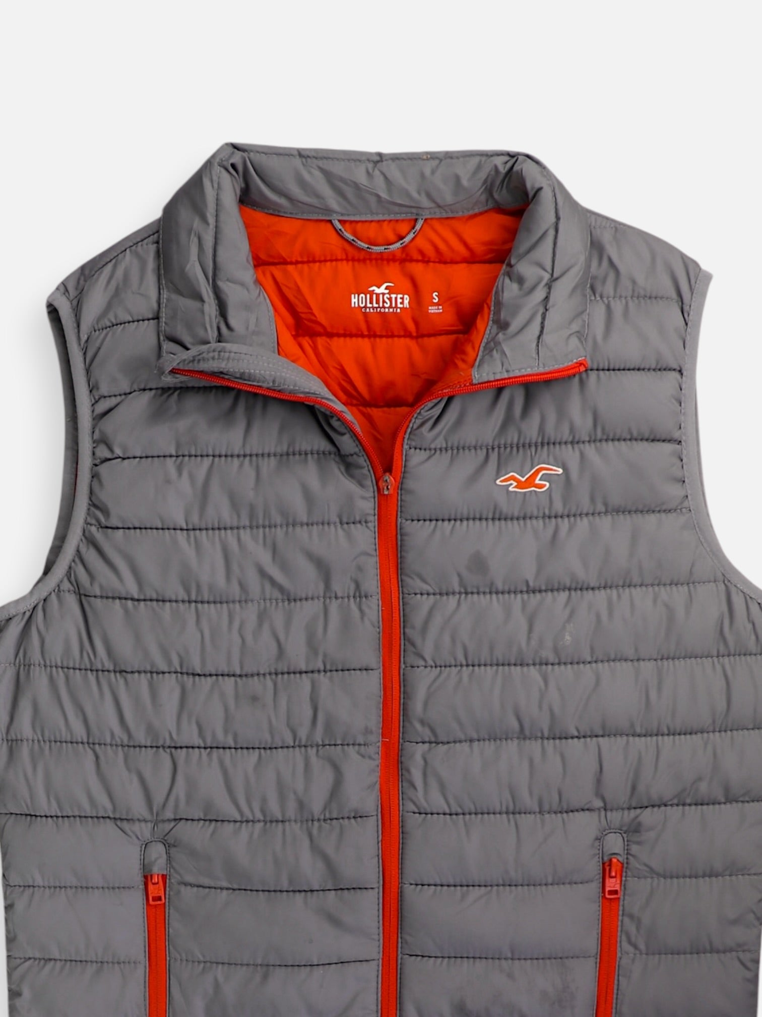 Hollister Chaleco Impermeable - Hombre - Small