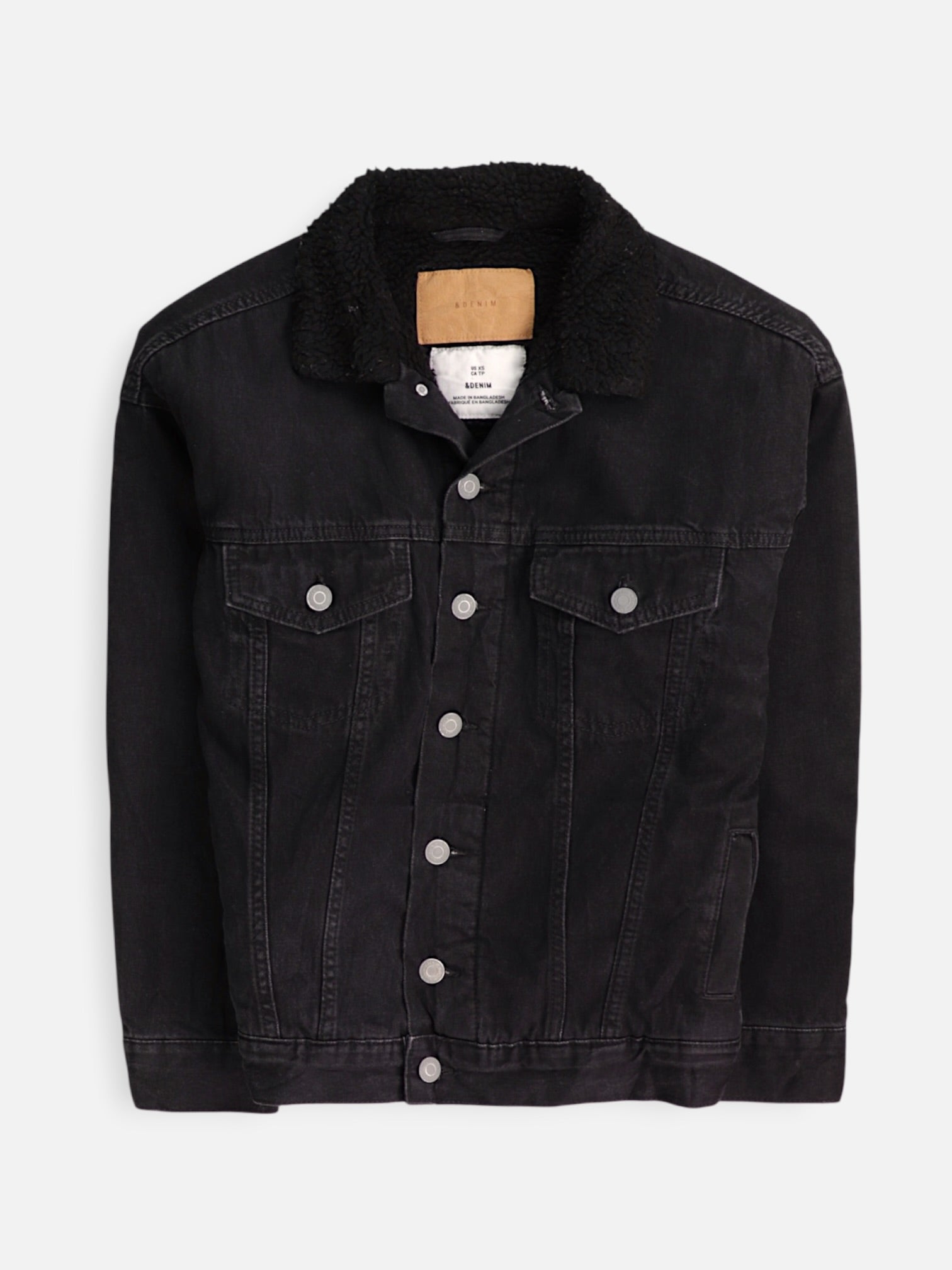 Chaqueta Sherpa Trucker Denim - Hombre - XS