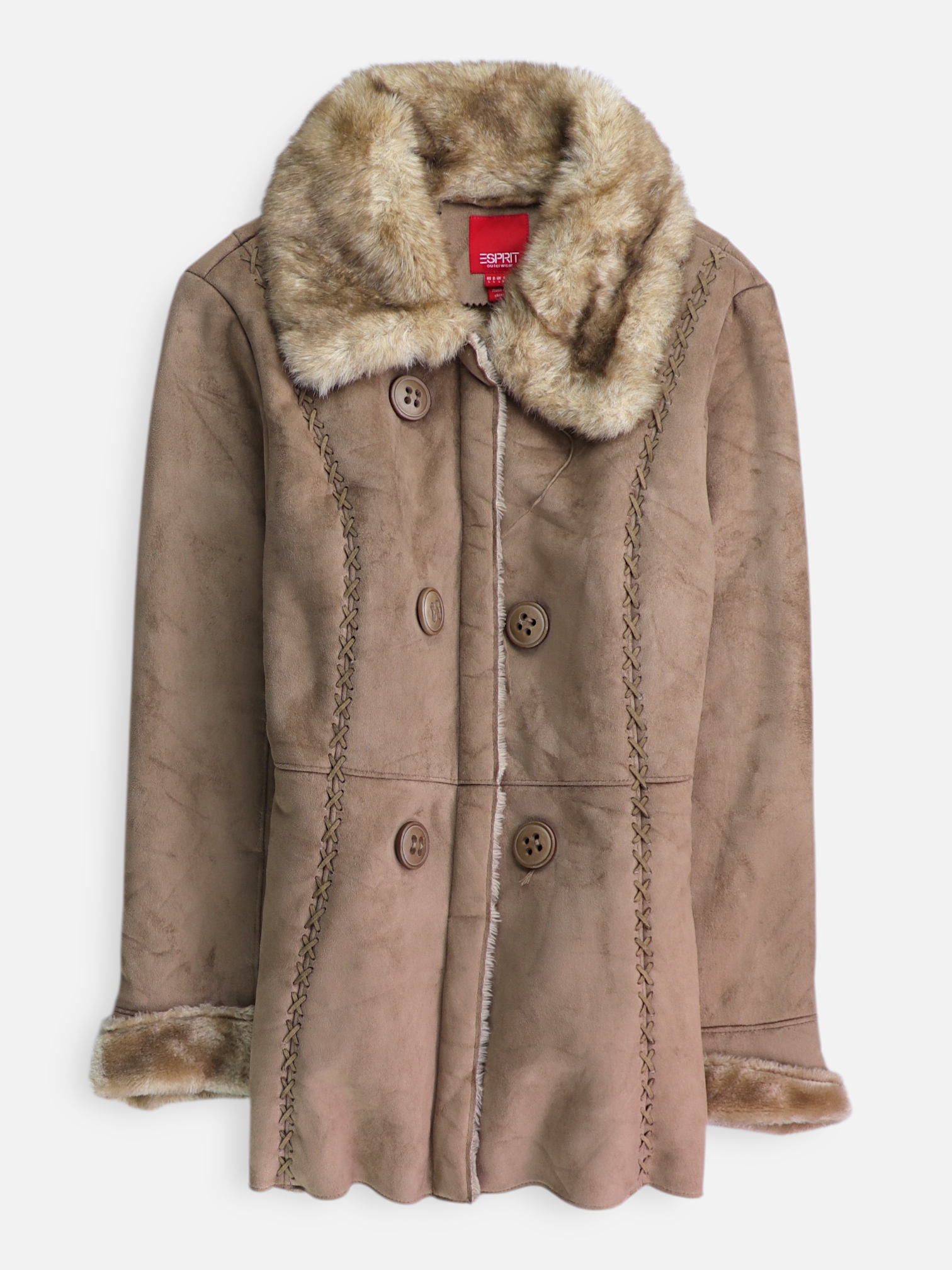 Chaqueta Casual Suede - Mujer - Large