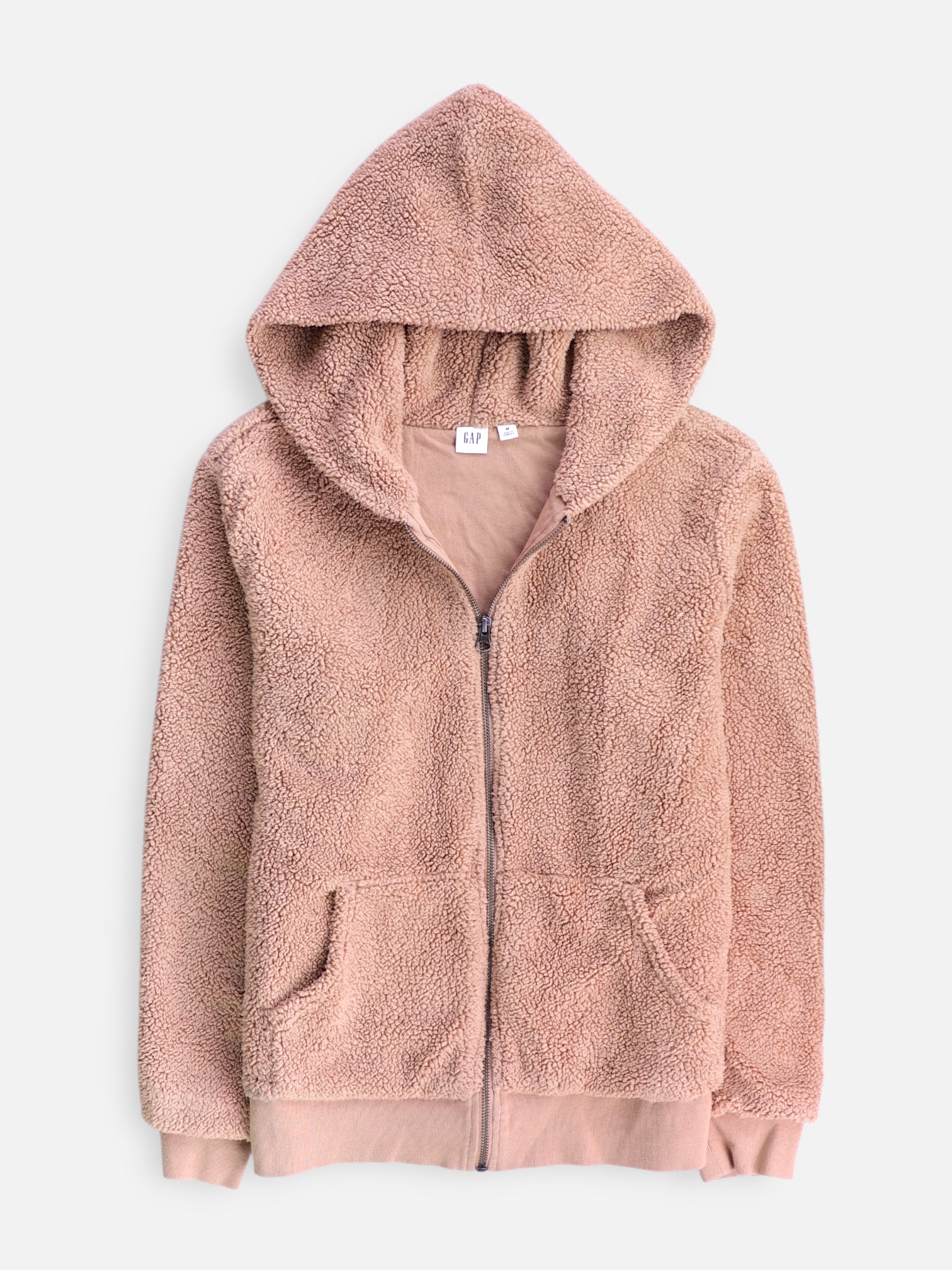 GAP Sudadera Hoodie Teddy - Mujer - Medium
