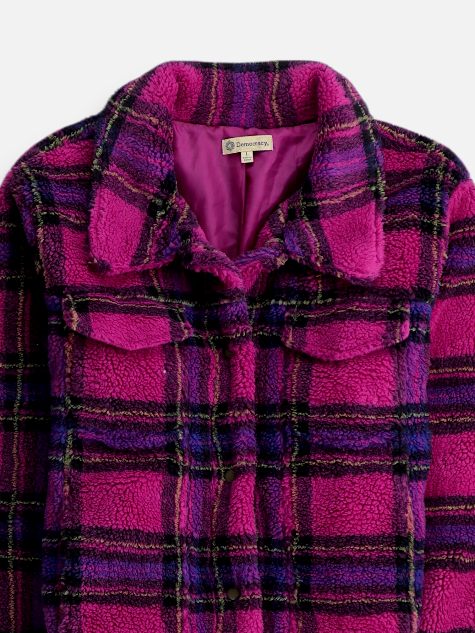Chaqueta Casual Teddy - Mujer - Large