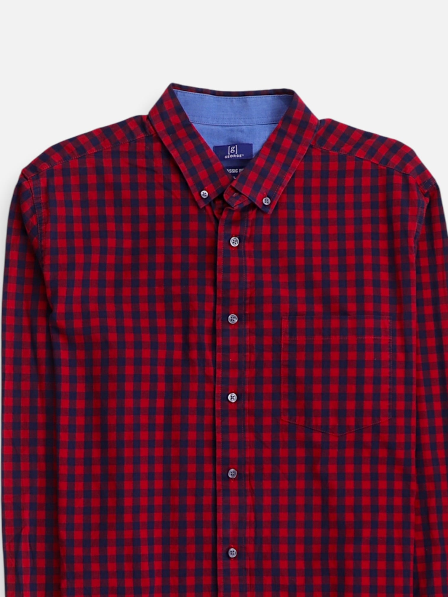 George Camisa Color Block - Hombre - XL