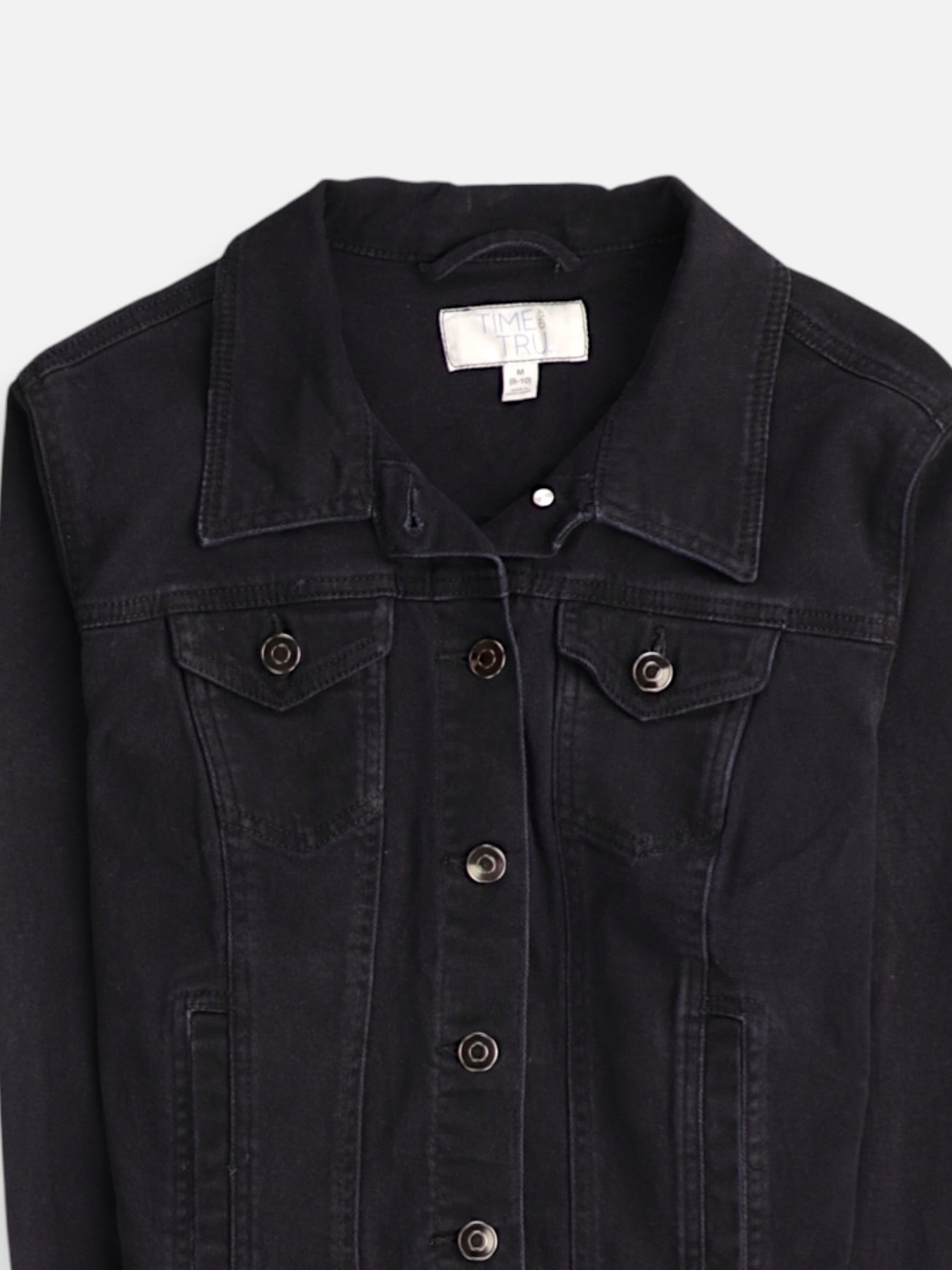 TIME THRU Chaqueta Denim  Basic - Mujer - Medium