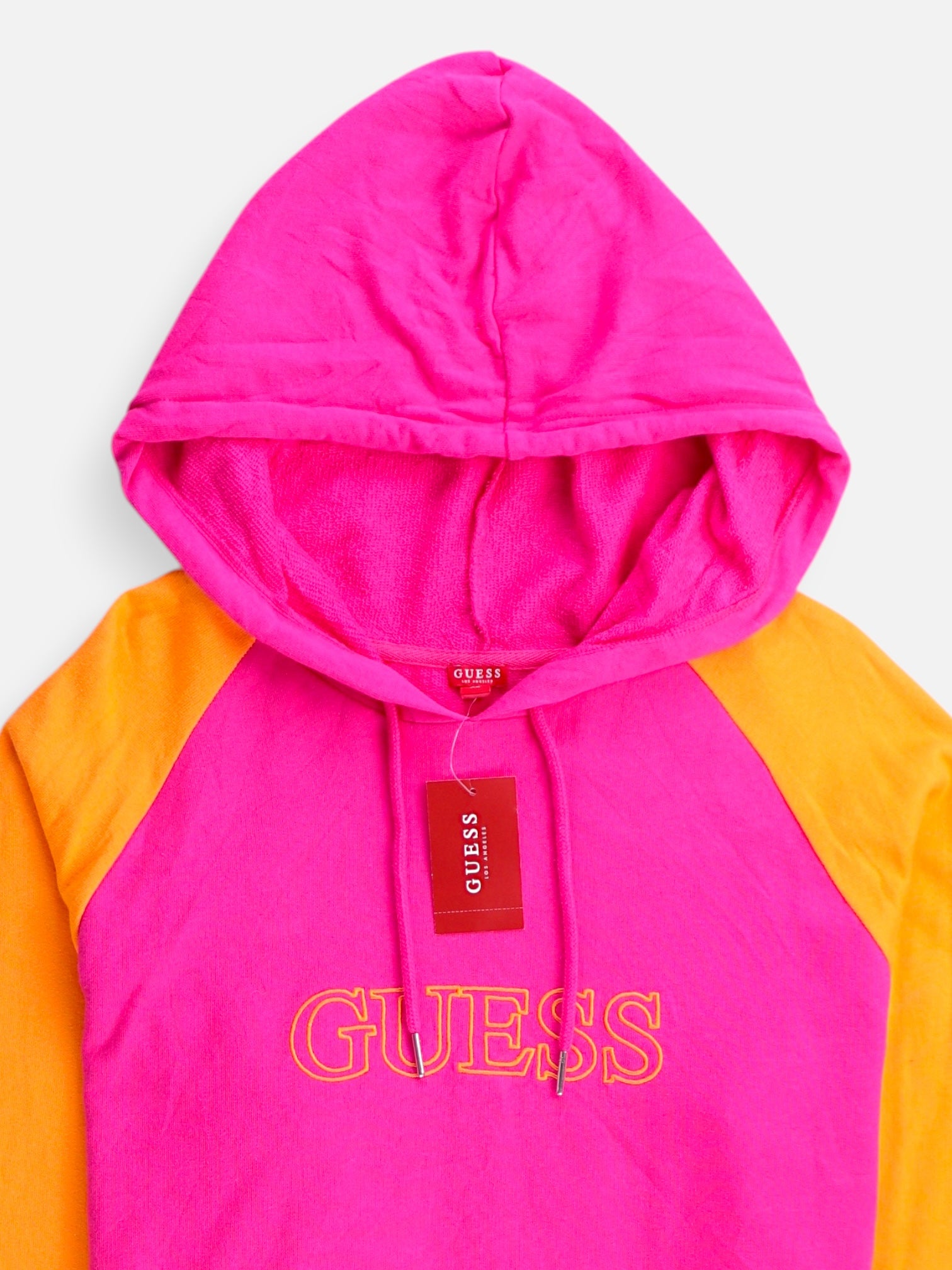 Guess Sudadera Hoodie Color Block - Mujer - XL