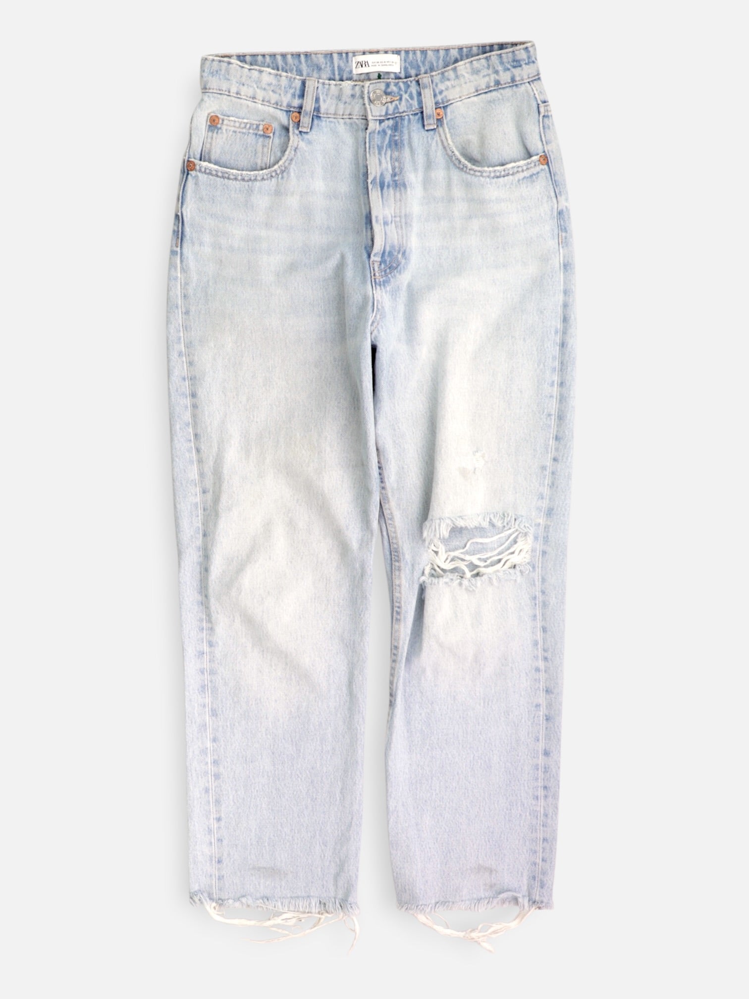 ZARA Jean Regular Fit Denim - Mujer - 6