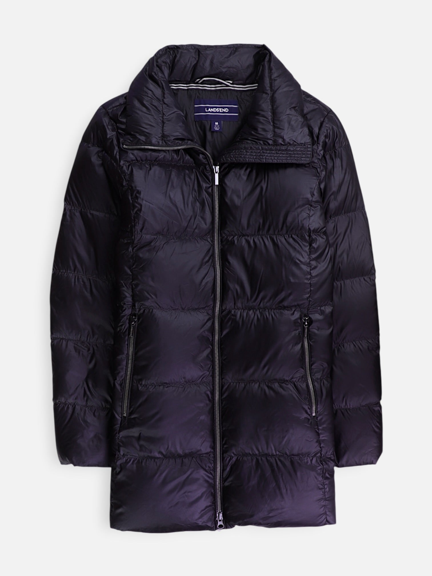 LANDS END Abrigo Impermeable Puffer - Mujer - Medium