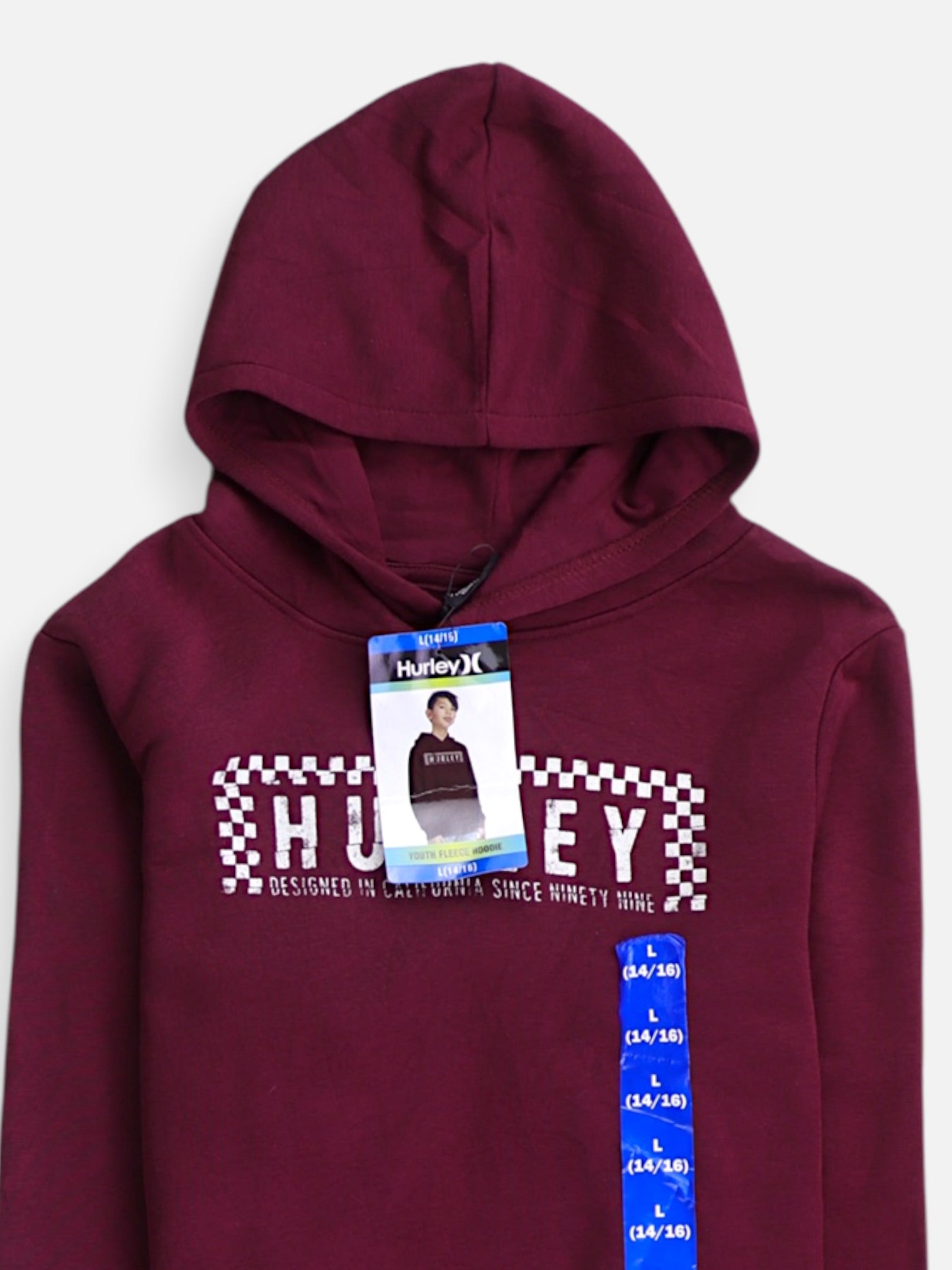 Hurley Sudadera Hoodie Deportivo - Niño - Large - 14-16Y (Años)