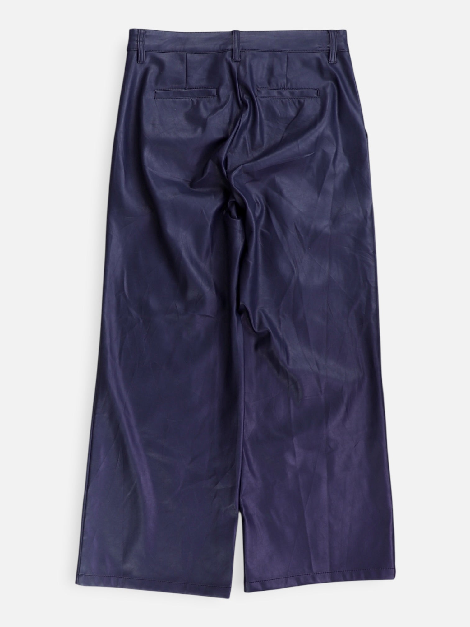 Pantalon Regular Fit Cuero - Mujer - 2