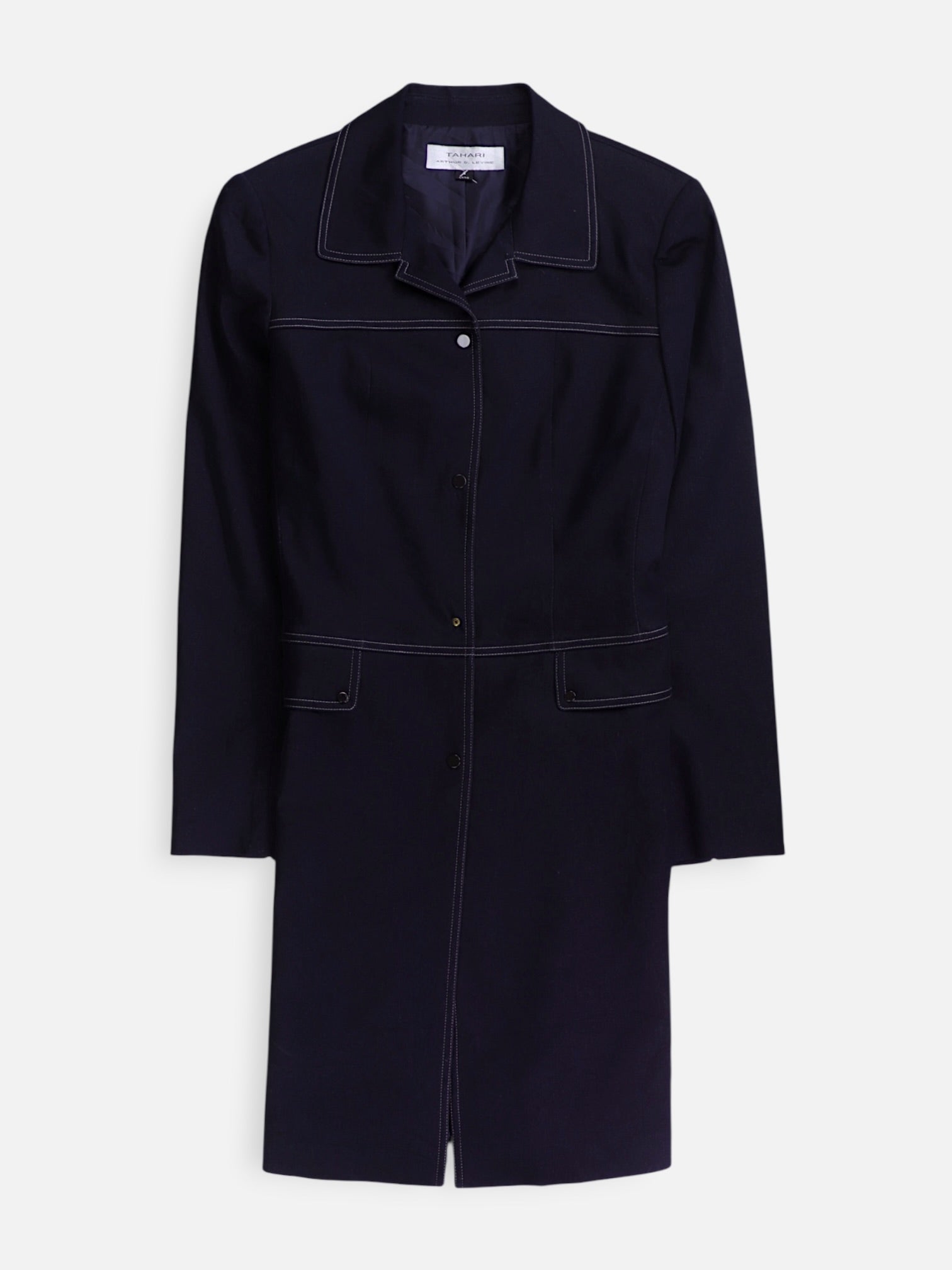 Abrigo  Single breasted trench Denim - Mujer - 8